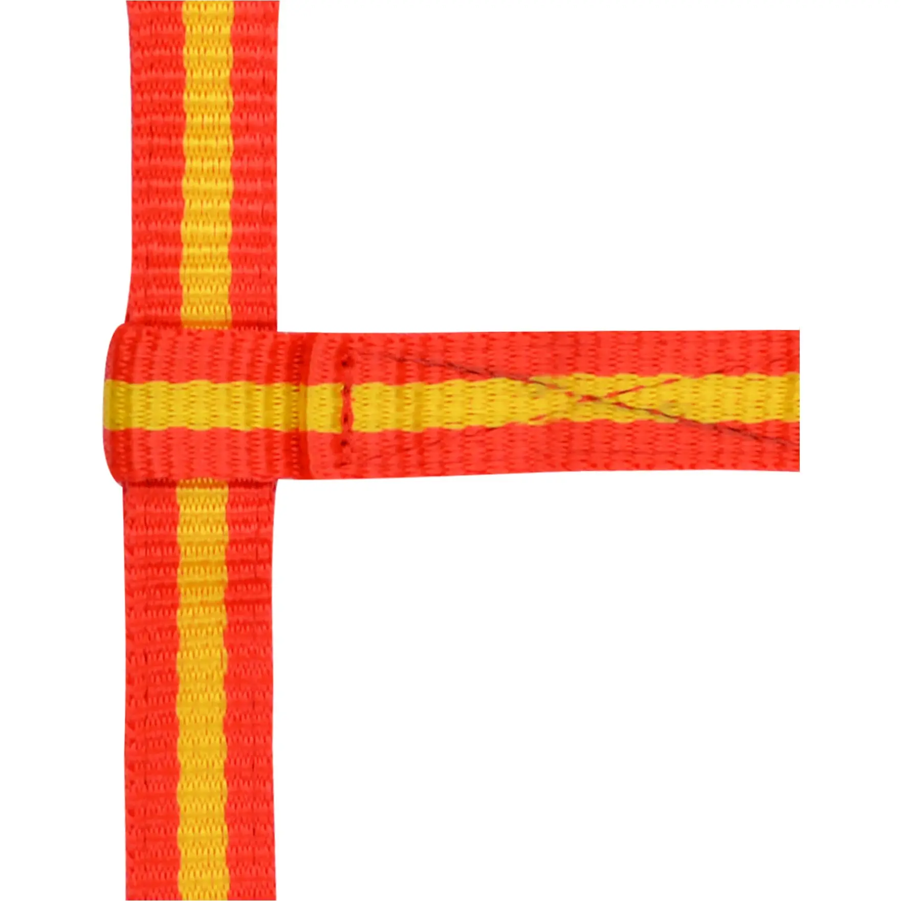 Fohlenhalfter verstellbar rot/gelb/rot