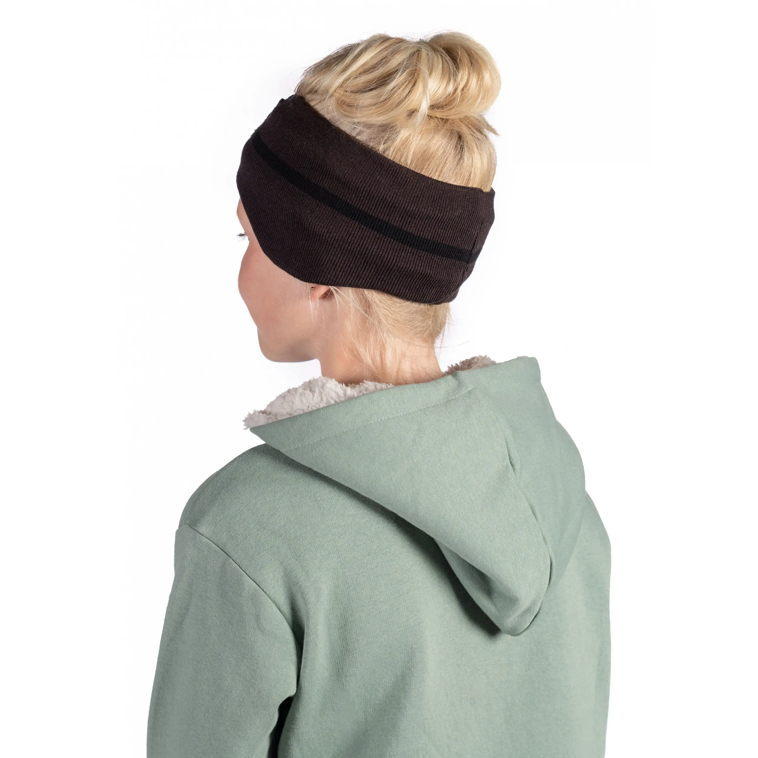 Winter Kinder Stirnband MIA dunkelbraun