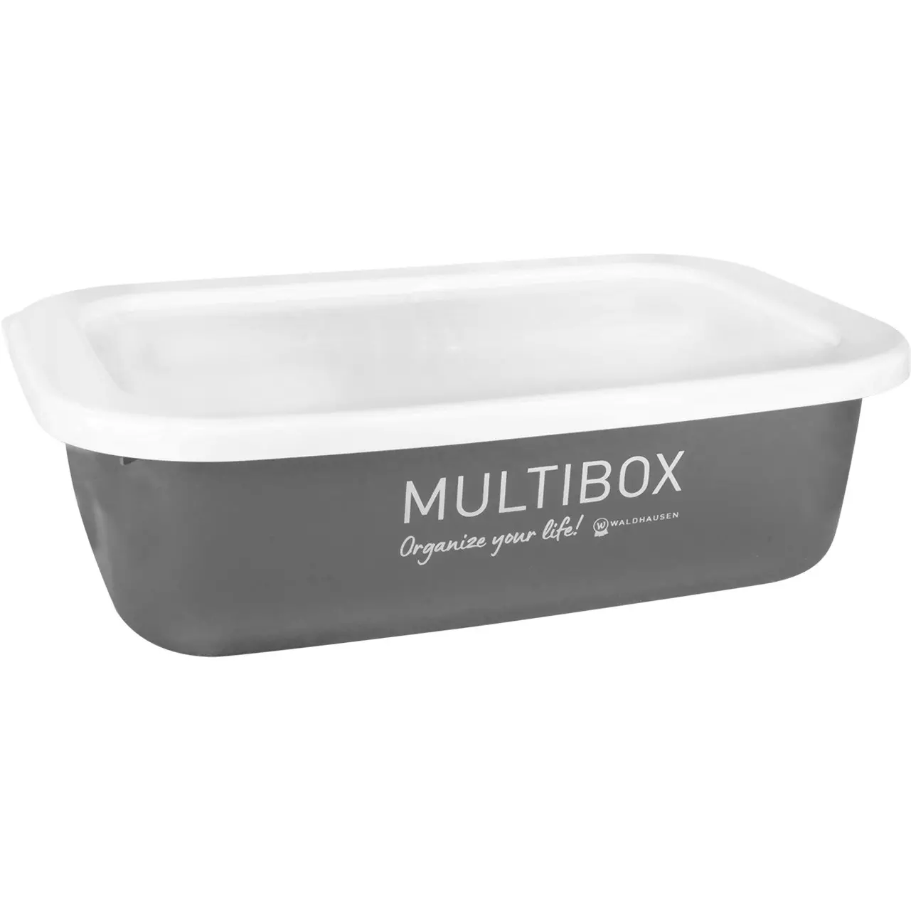 Multibox mit Deckel ORGANIZE YOUR LIFE grau 3L 
