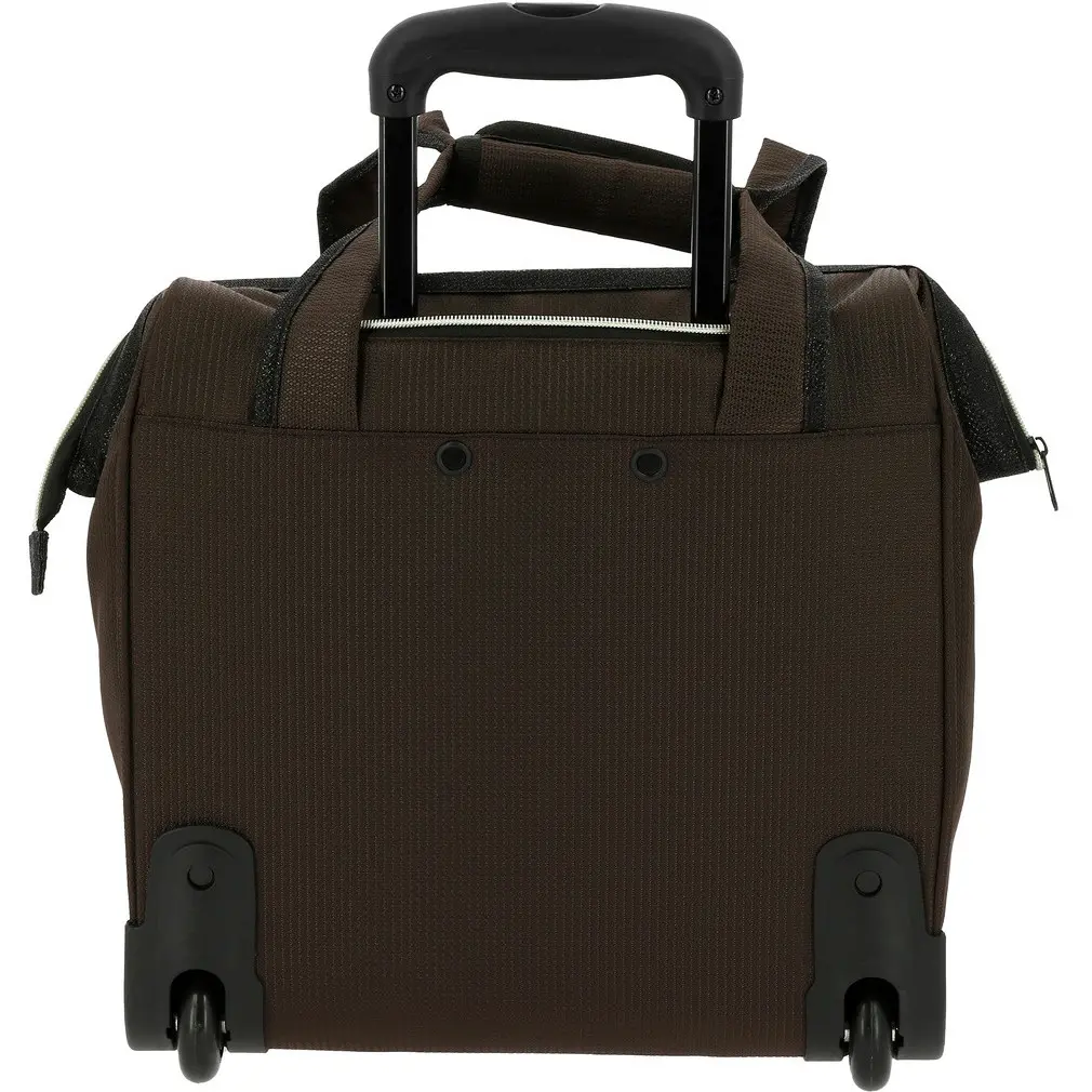 Putztasche mit Rollen braun Putztasche mit Rollen braun