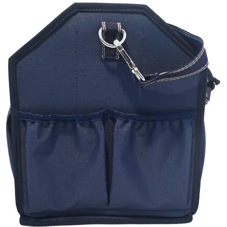 Putztasche faltbar marine/braun/beige