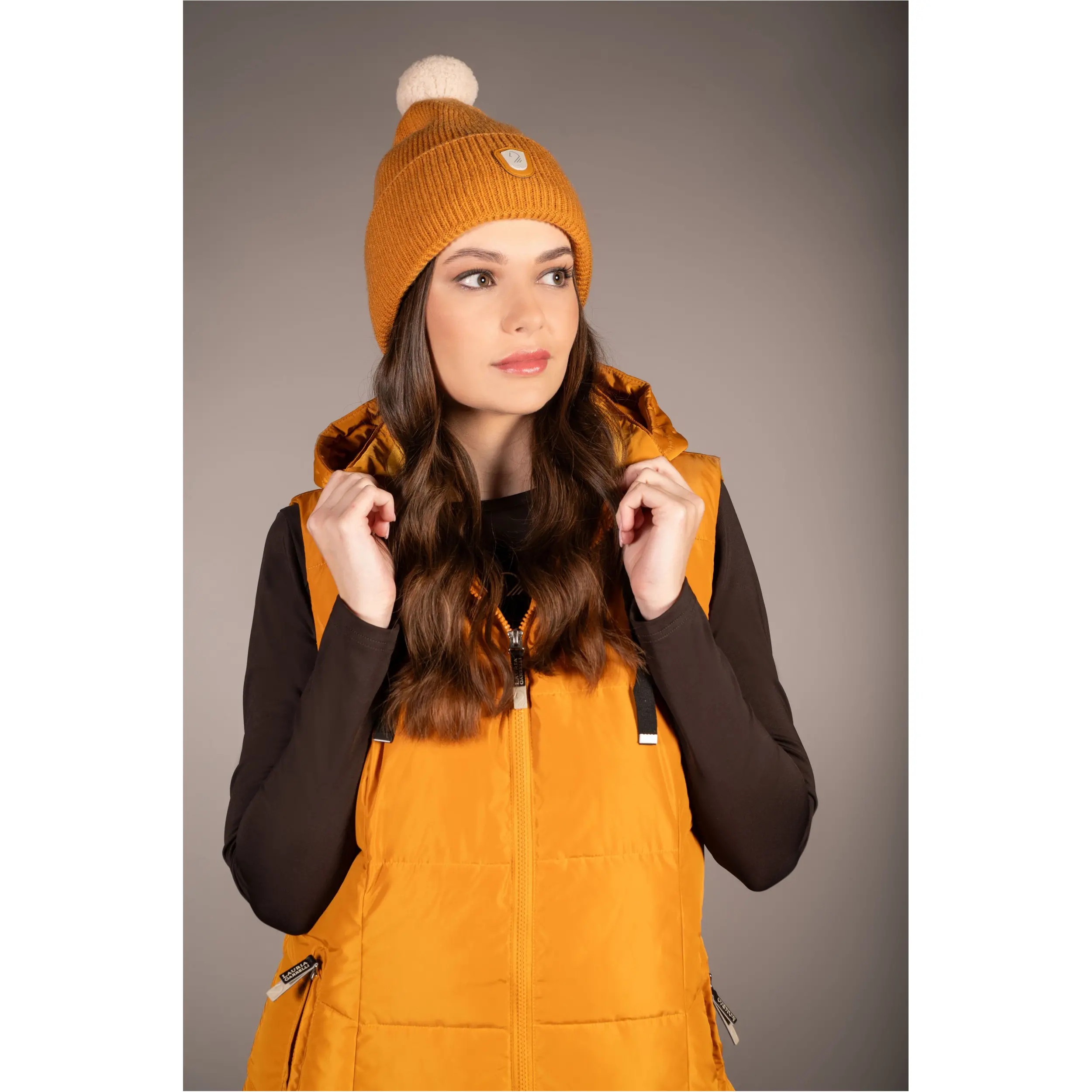 Winter Strickmütze AREZZO senf