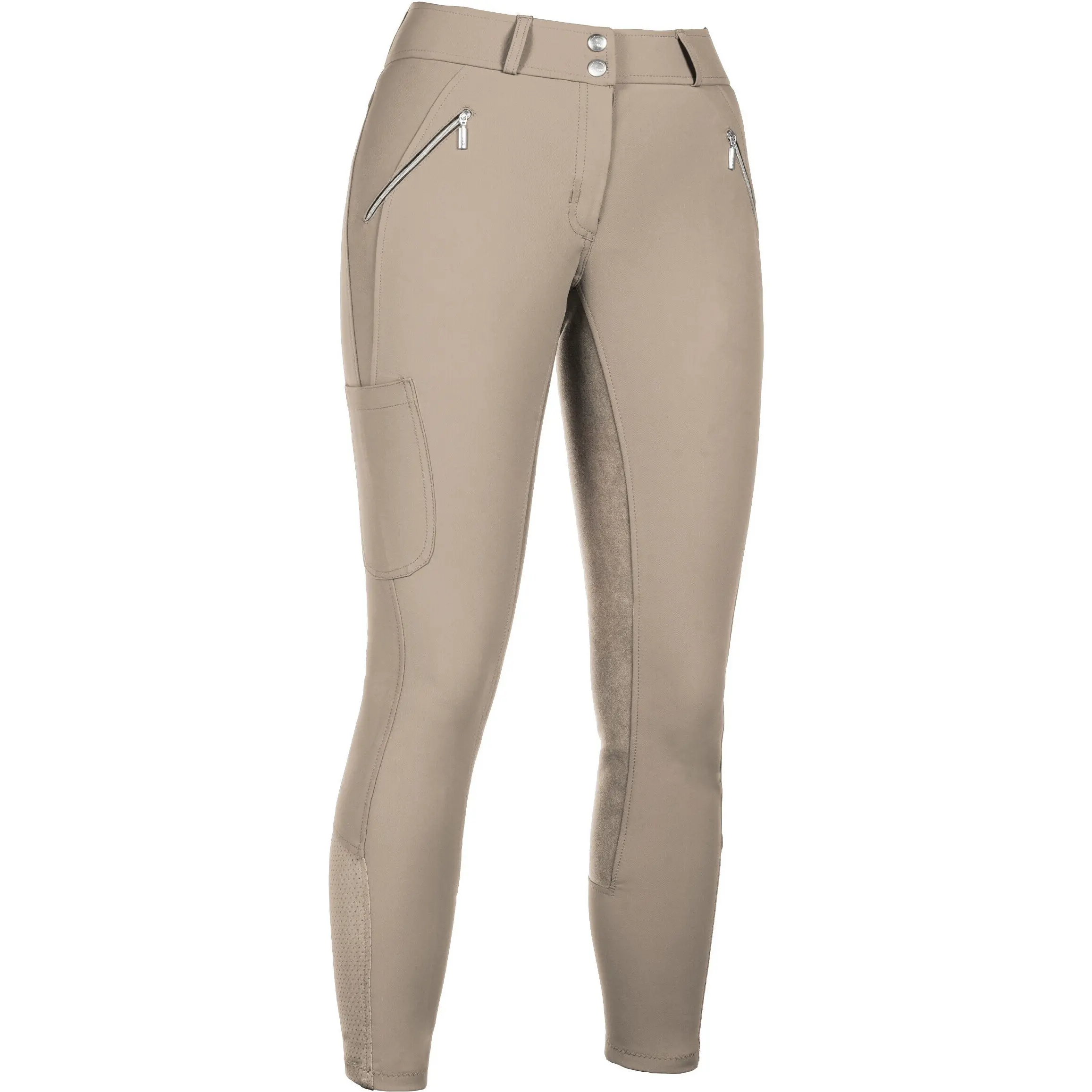 Damen Reithose Vollbesatz LIA HIGH WAIST ALOS beige
