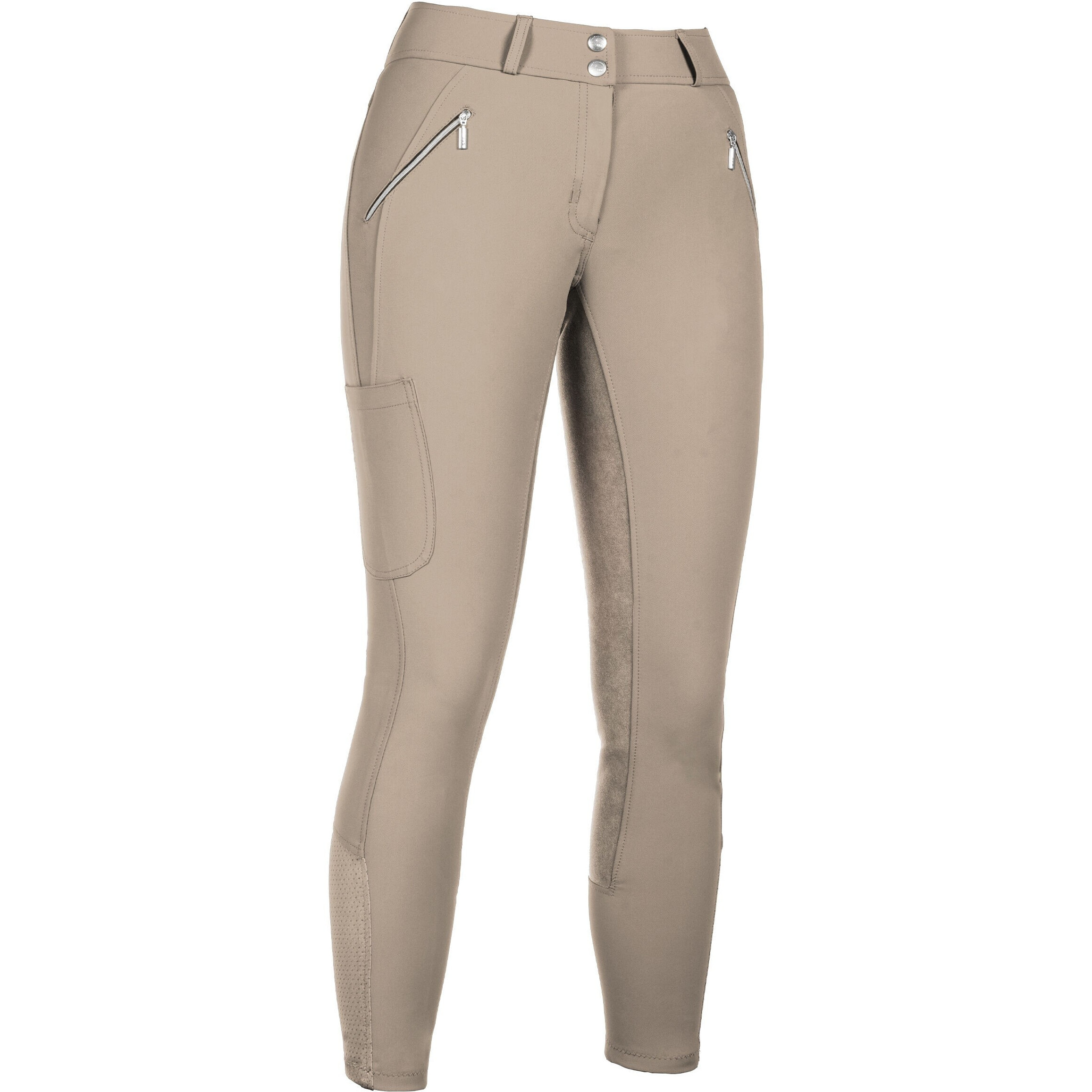 Damen Reithose Vollbesatz LIA HIGH WAIST ALOS beige