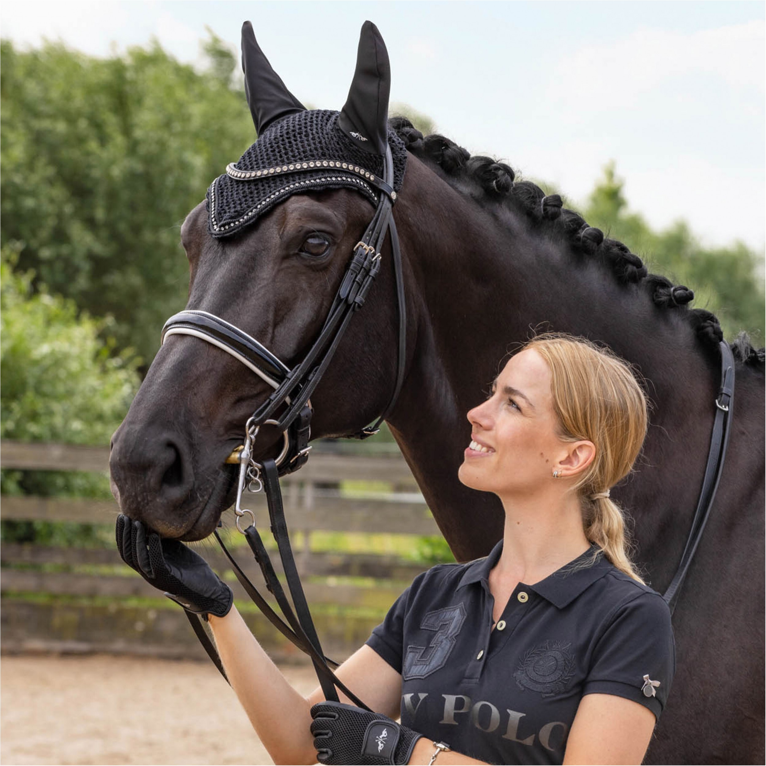 Fliegenhaube HVPClassic schwarz Fliegenhaube HVPClassic schwarz