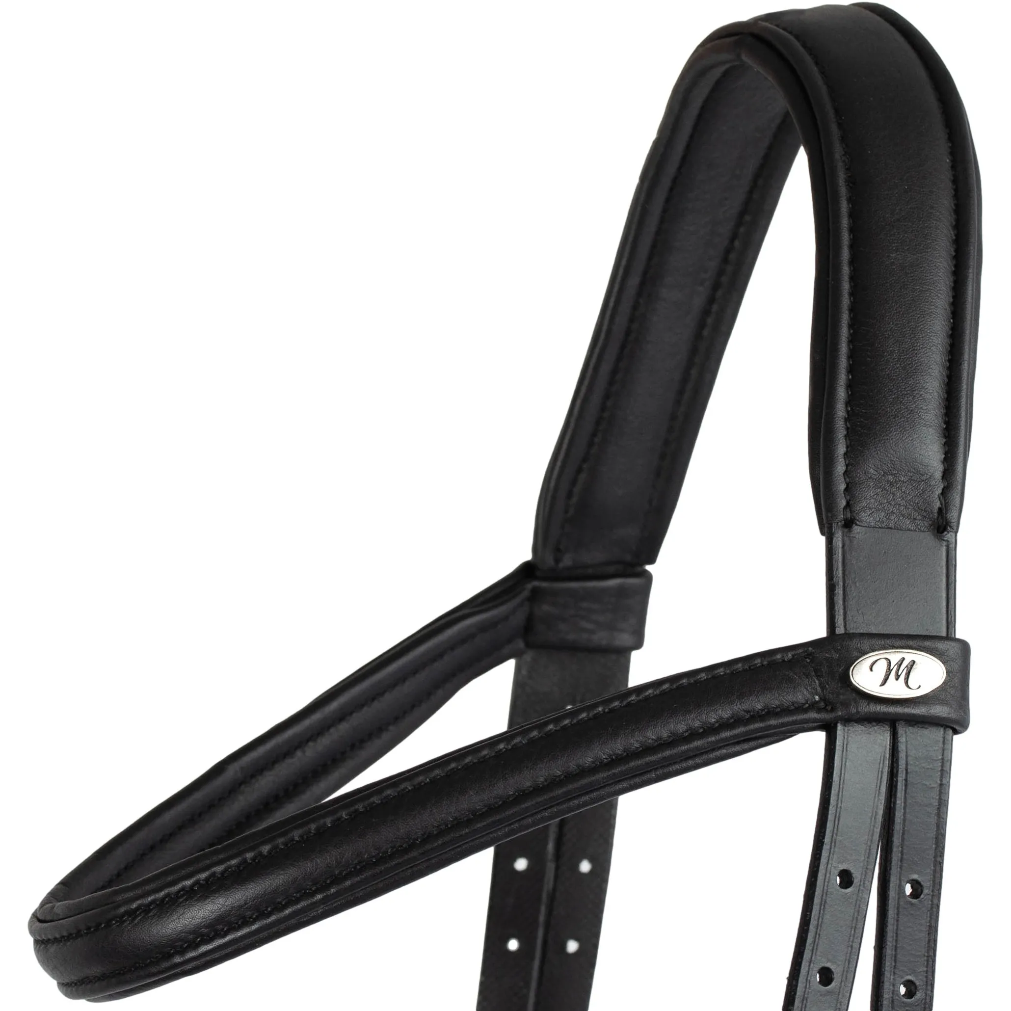 Trensenzaum Soft Gebisslos COMFORT schwarz