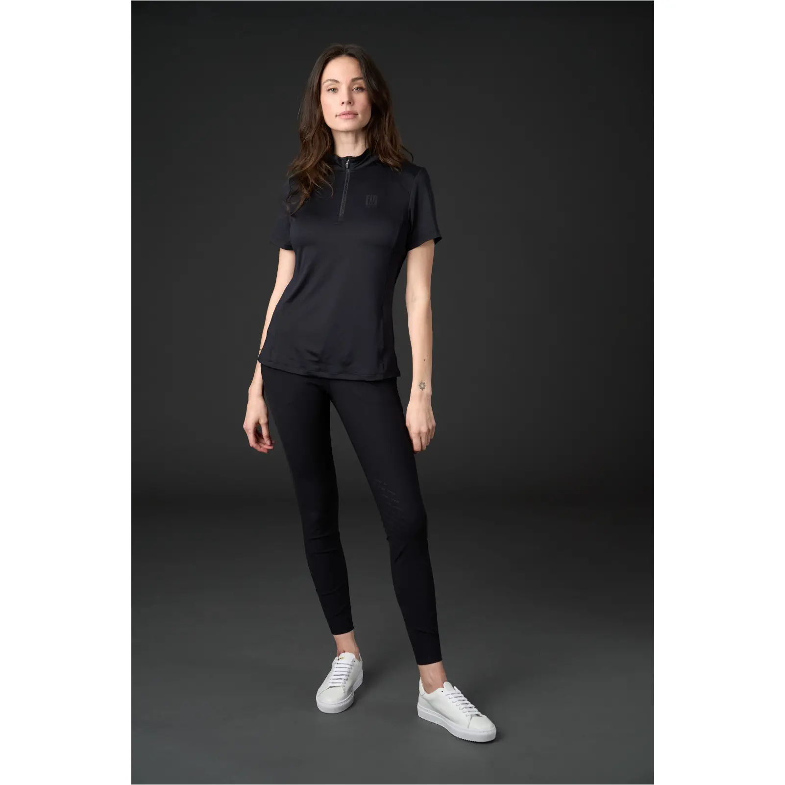 Damen Funktionsshirt Kurzarm FIR-Tech schwarz