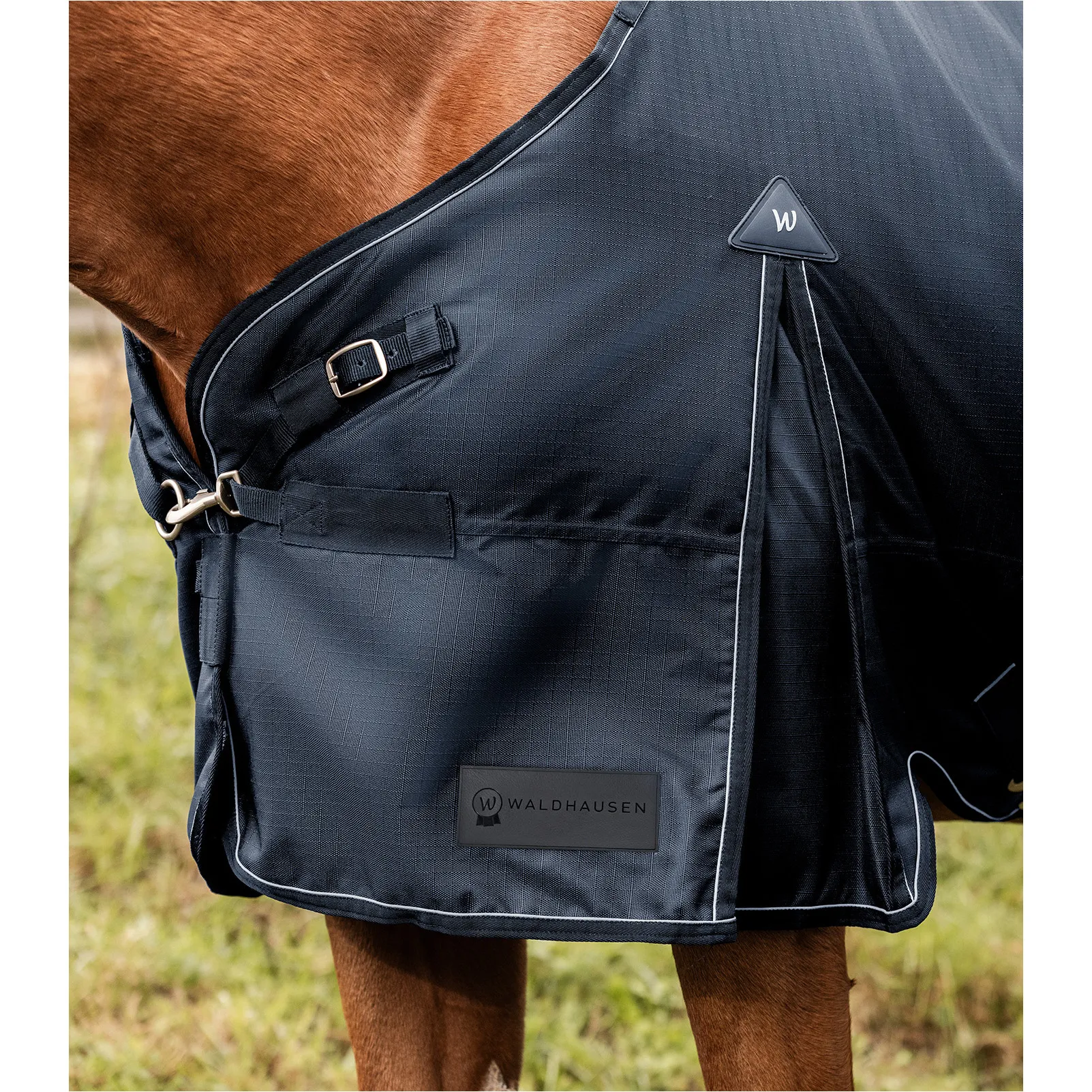 Outdoordecke High Neck Light 1200D SCANDIC nachtblau
