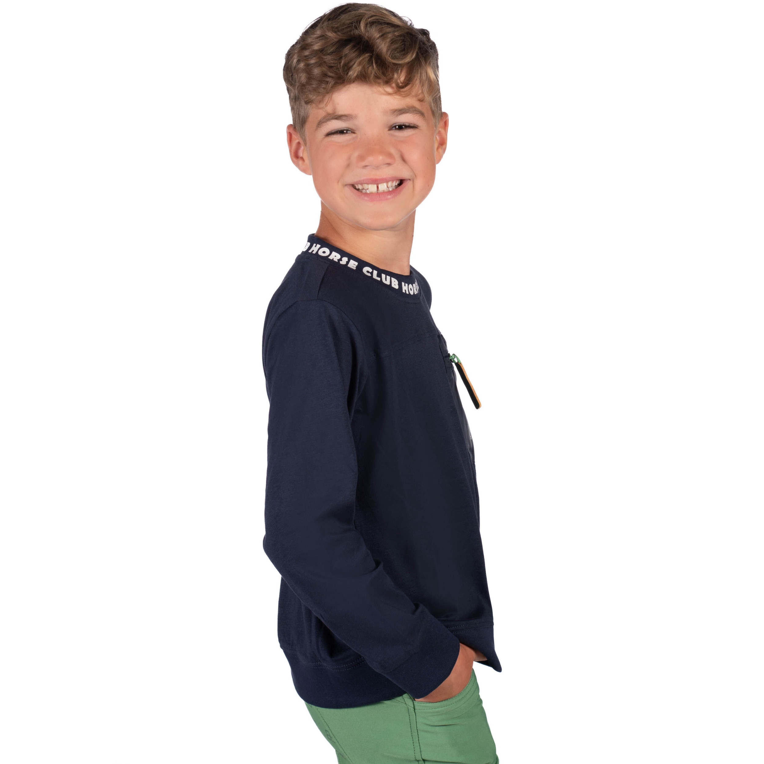 Kinder Langarmshirt MAUI dunkelblau