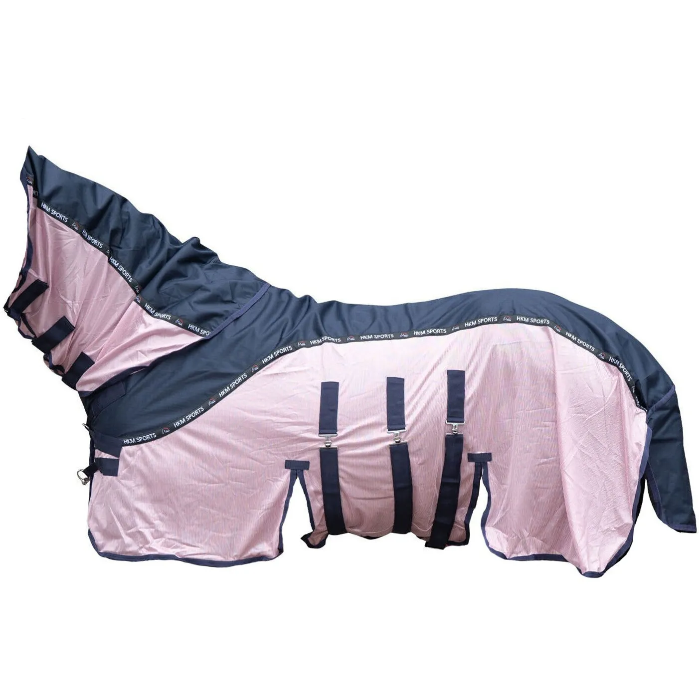 dunkelblau/rosa