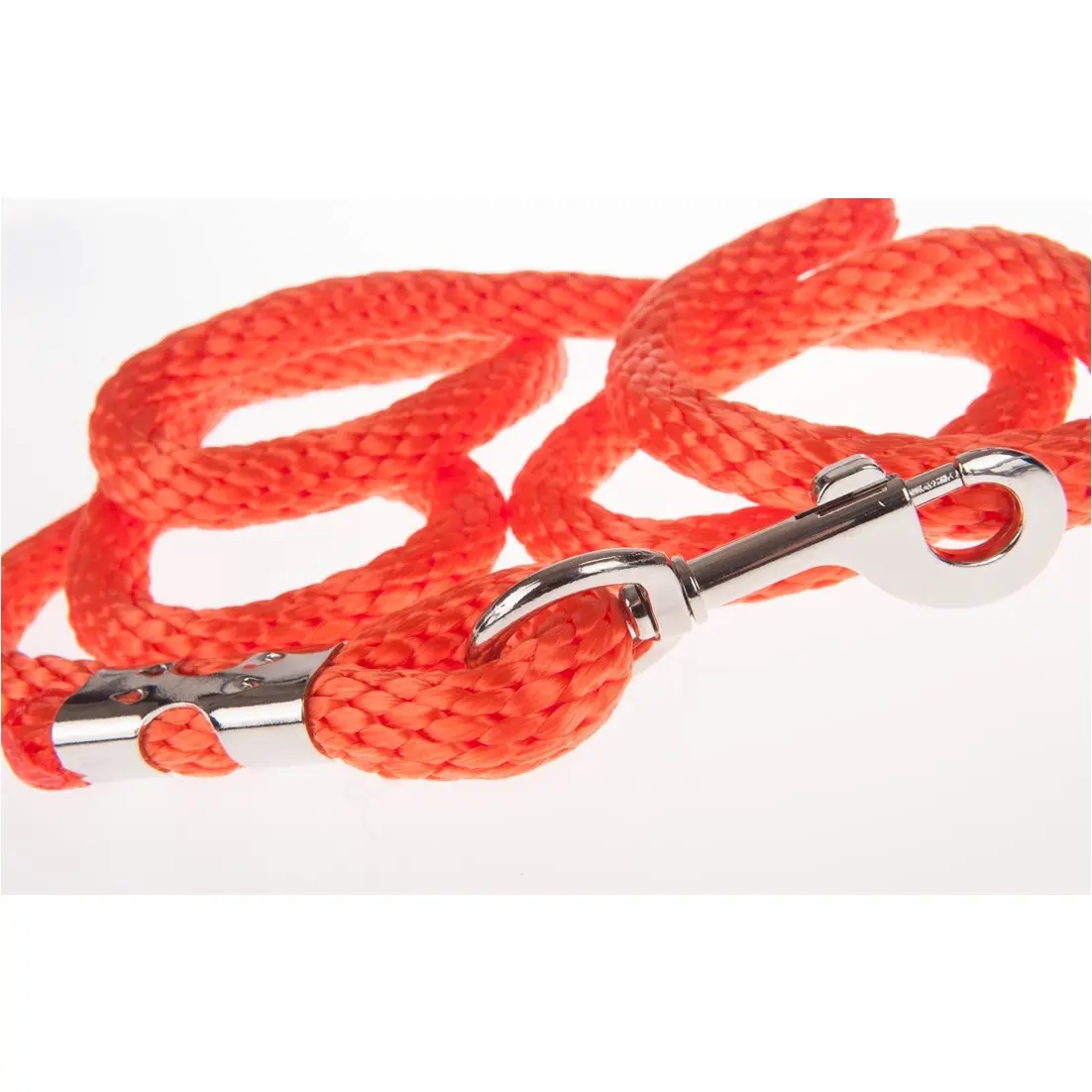 Führstrick mit Karabinerhaken BRIGHT orange 200cm