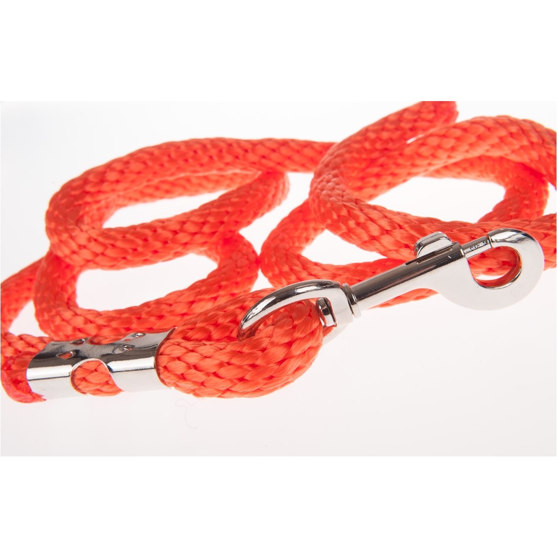 Führstrick mit Karabinerhaken BRIGHT orange 200cm