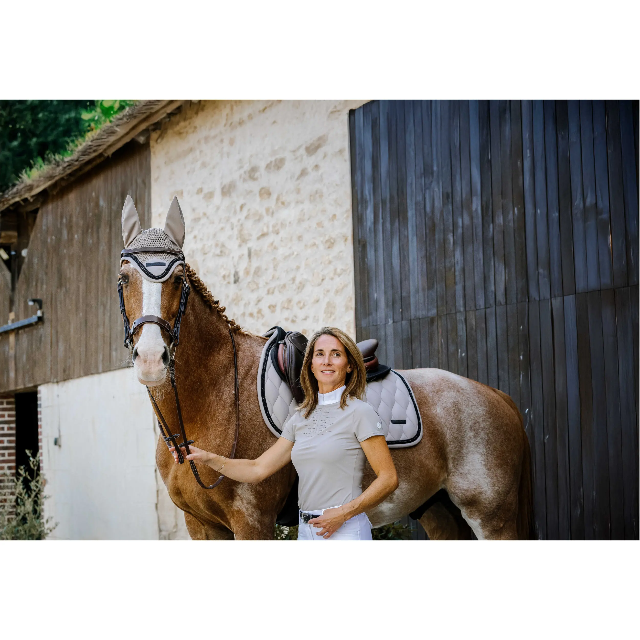 Damen Turnierpolo EK-SUZANNE taupe