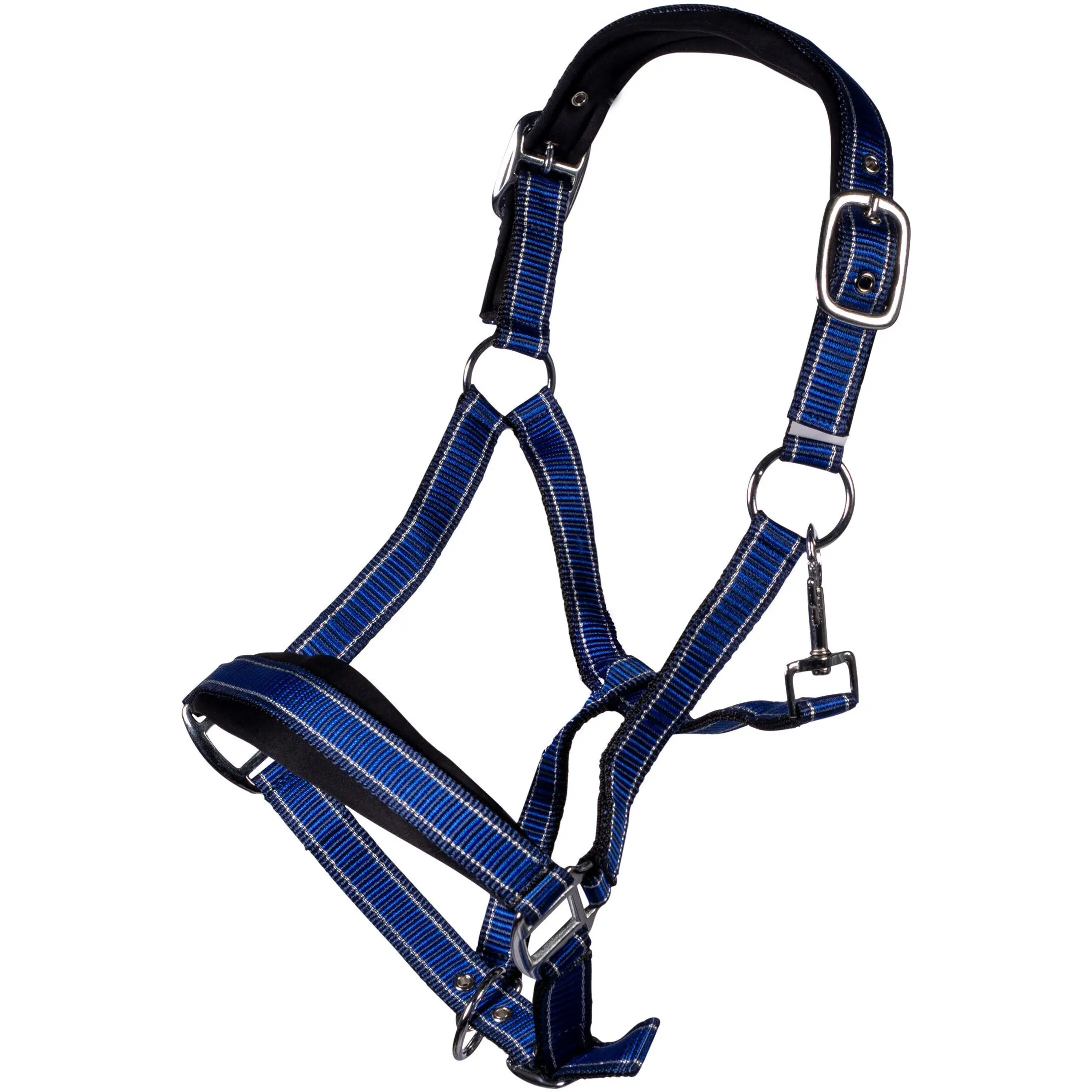 Halfter-Set mit Karabiner & Fliegenfransen LILLY kornblau