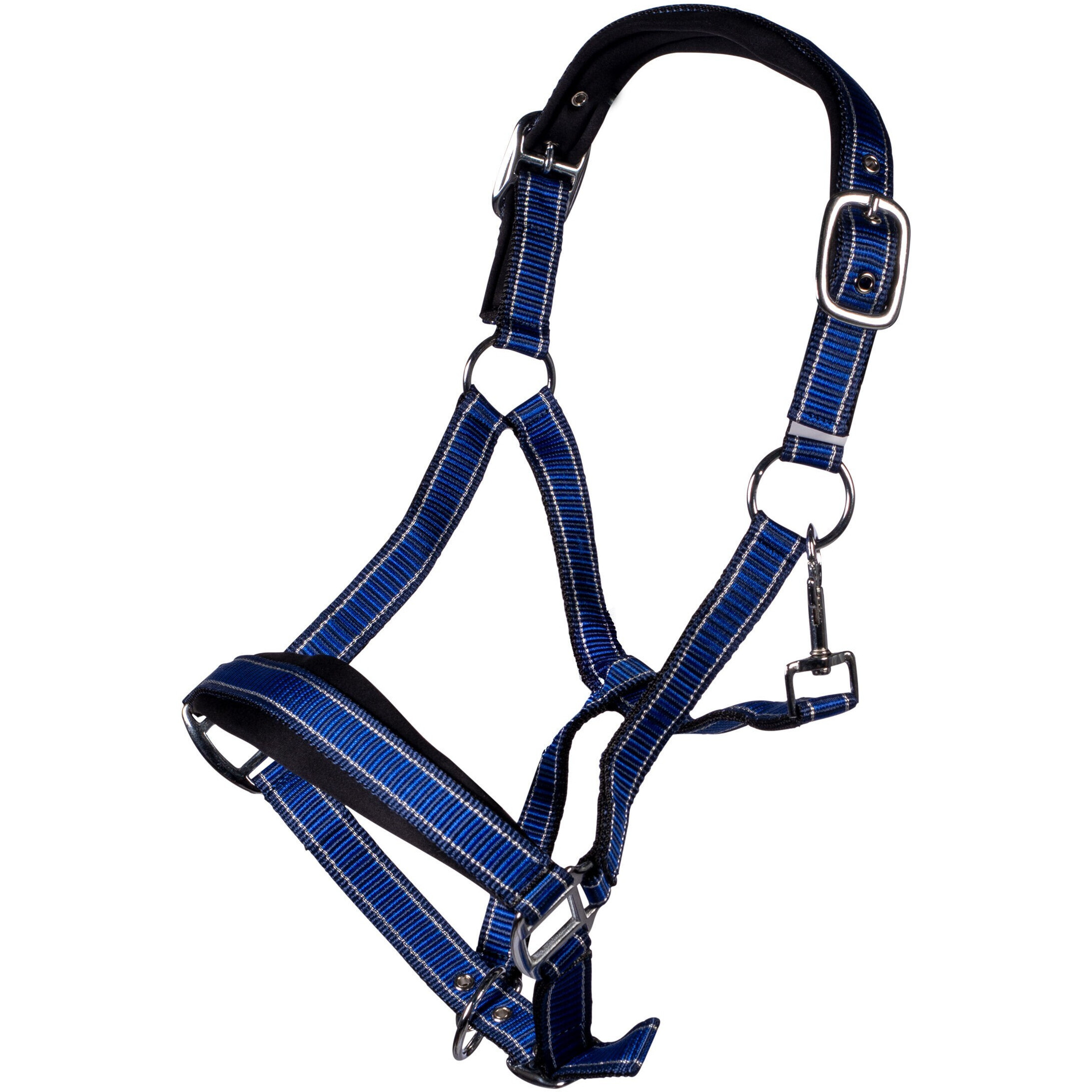 Halfter-Set mit Karabiner & Fliegenfransen LILLY kornblau