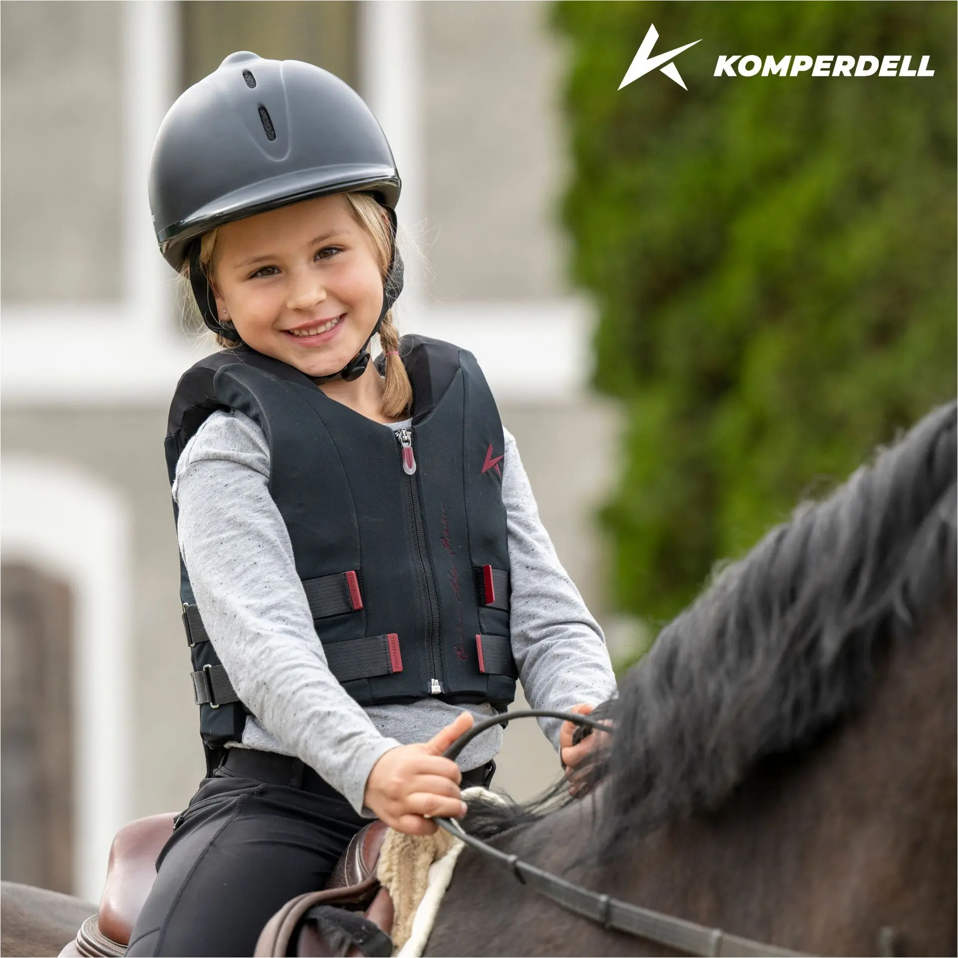 Kinder Sicherheitsweste SAFETY Vest Ultra Vario schwarz