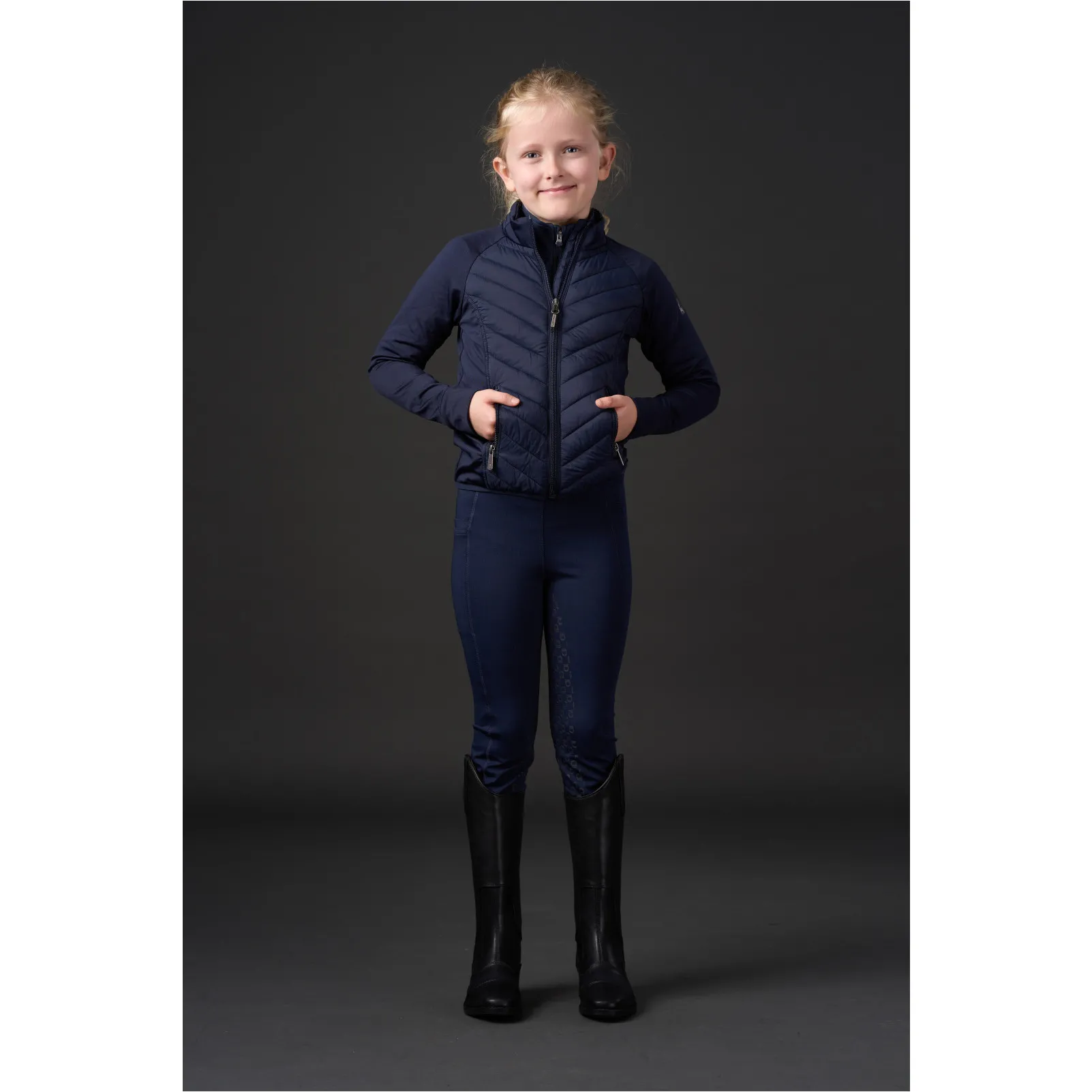 Kinder Reitjacke CANON navy