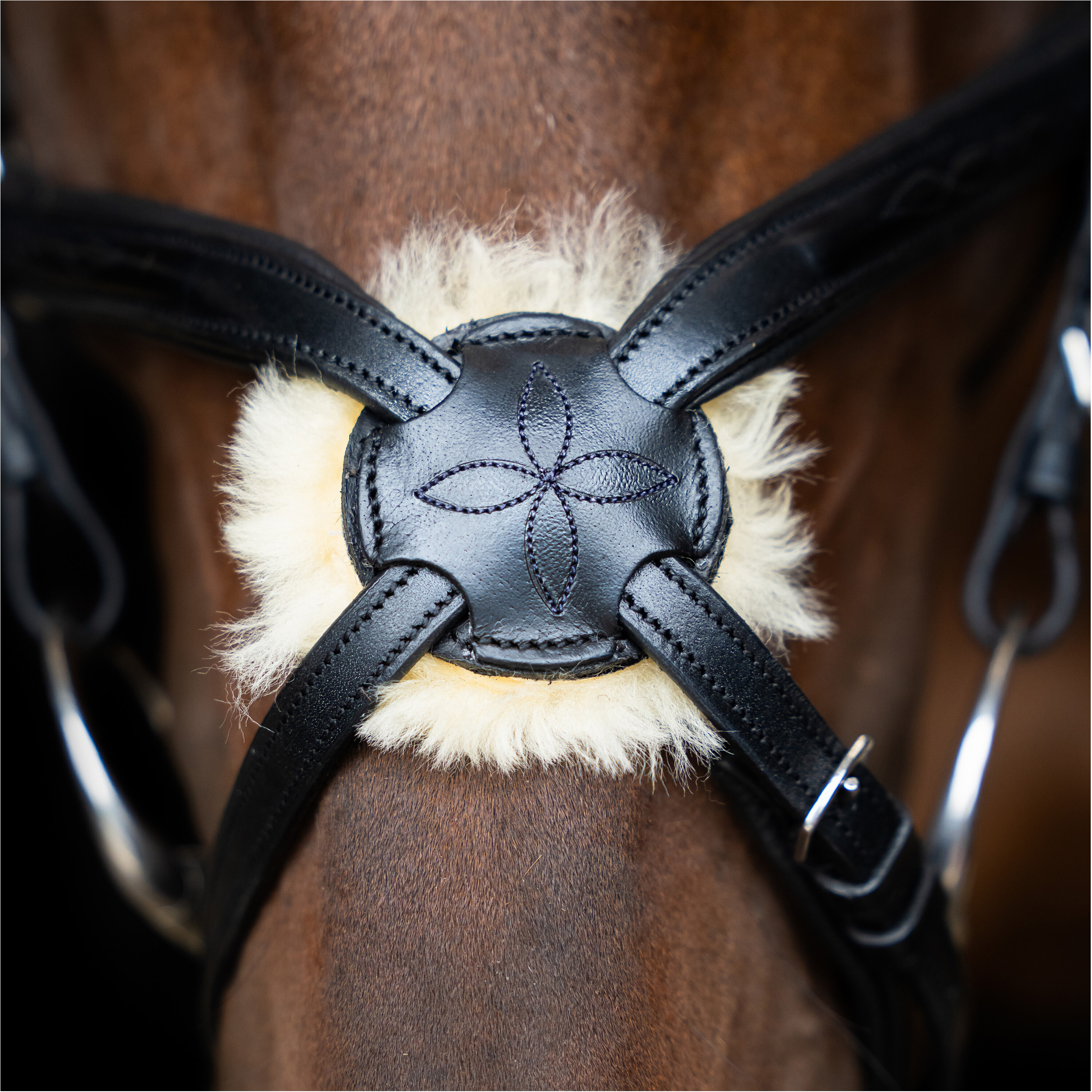 Mexikanisches Zaumzeug IRH schwarz