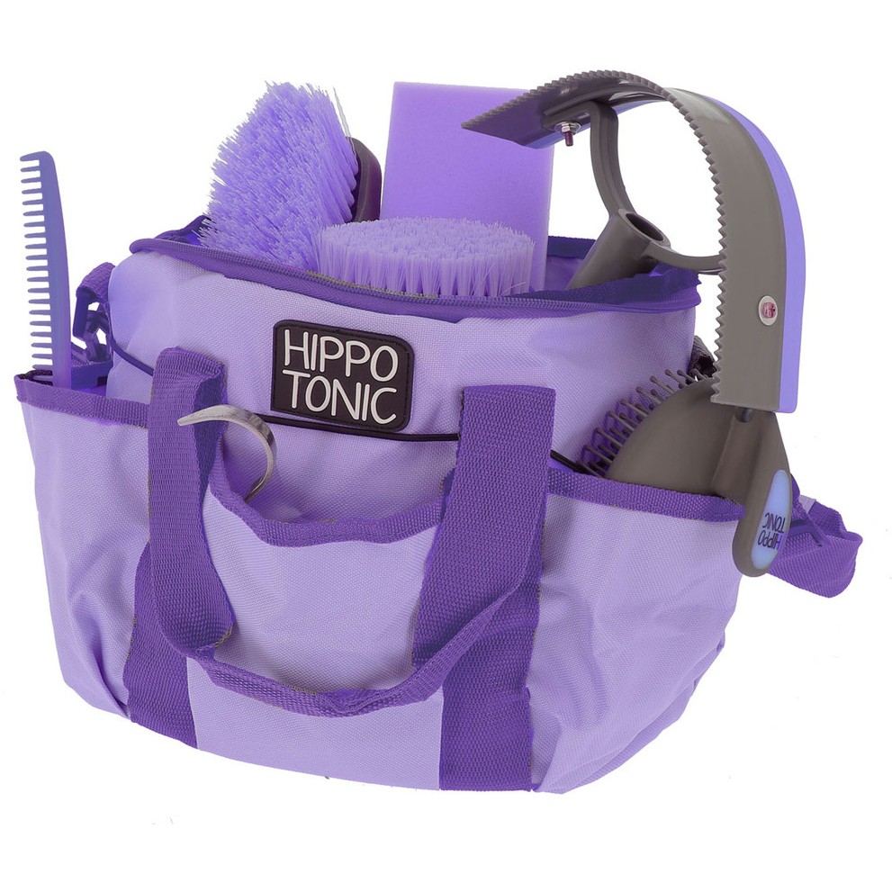 Putztasche gefüllt Pro 3 violett