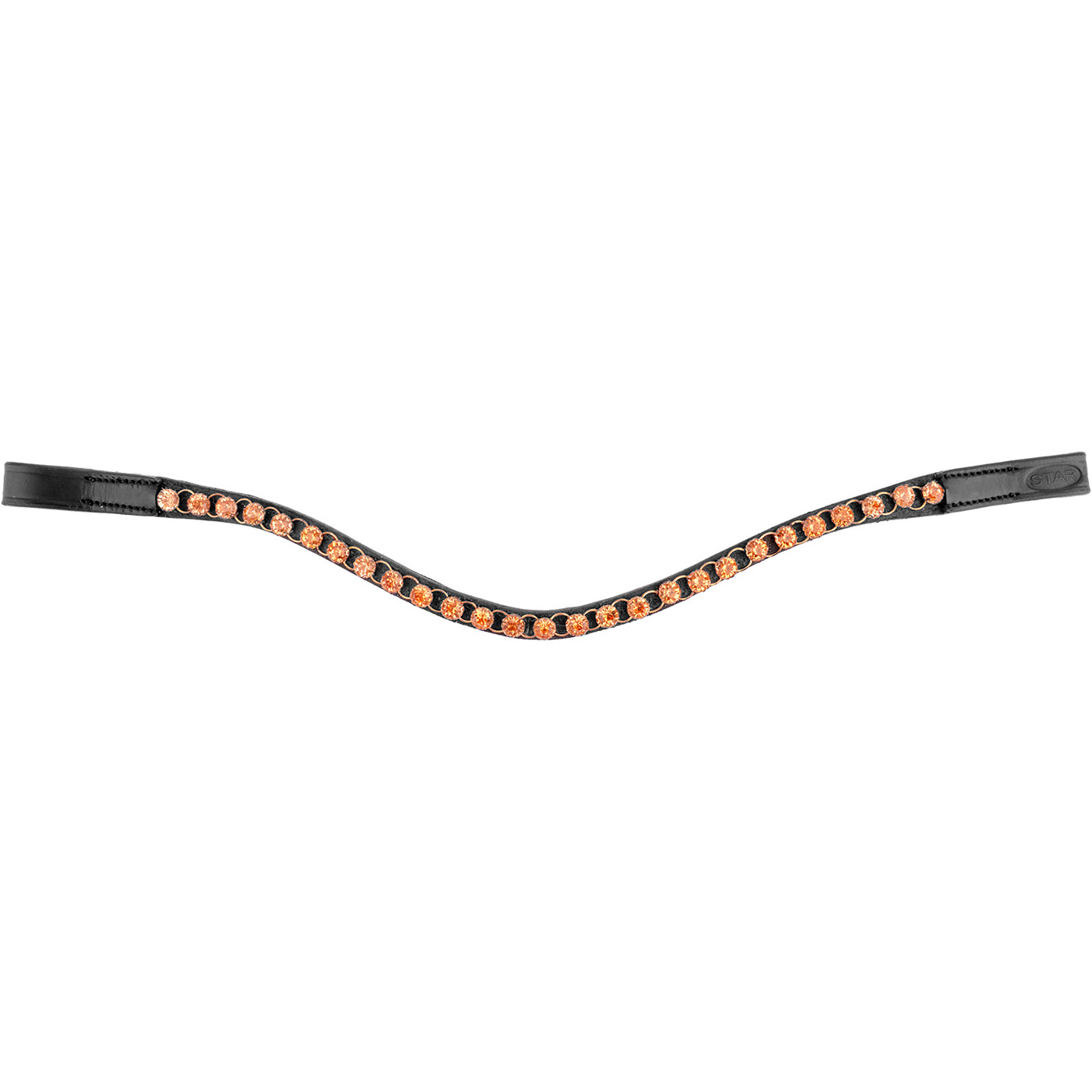 Trensenzaum englisch kombiniert ROSÉGOLD schwarz