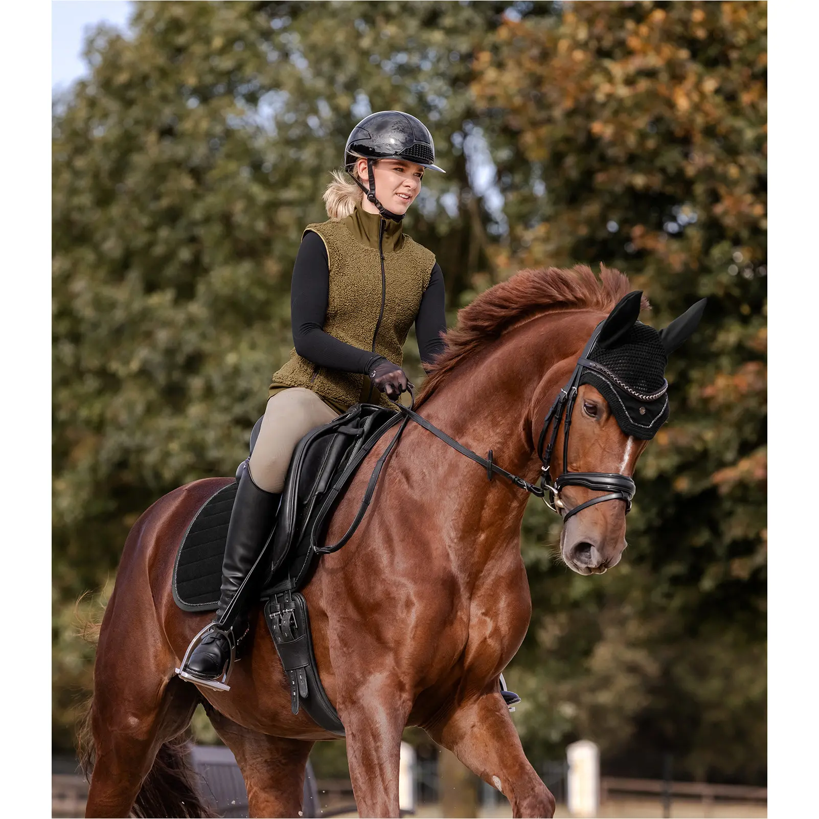 Fliegenohren ST. GALLEN schwarz