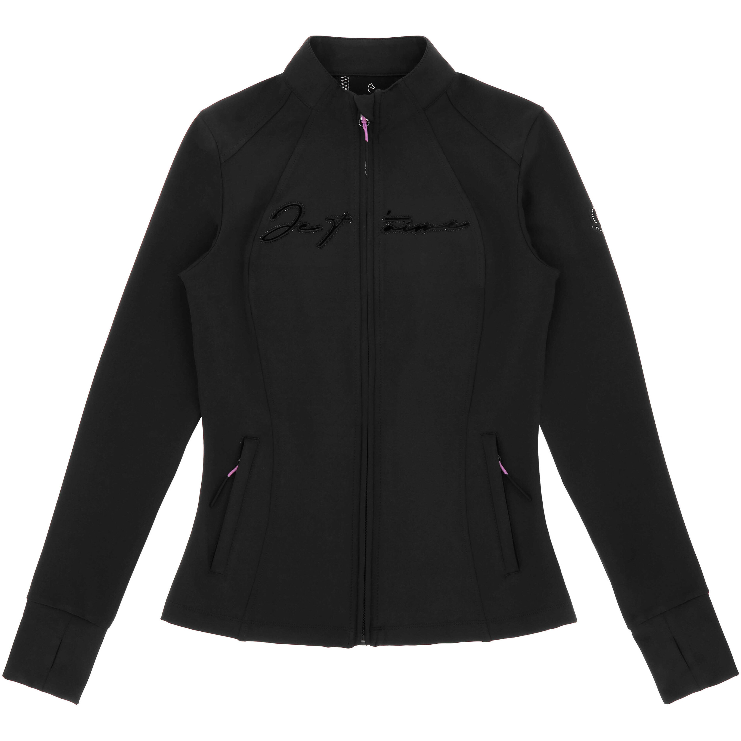 Damen Softshelljacke Je t'aime EK-ILONA schwarz