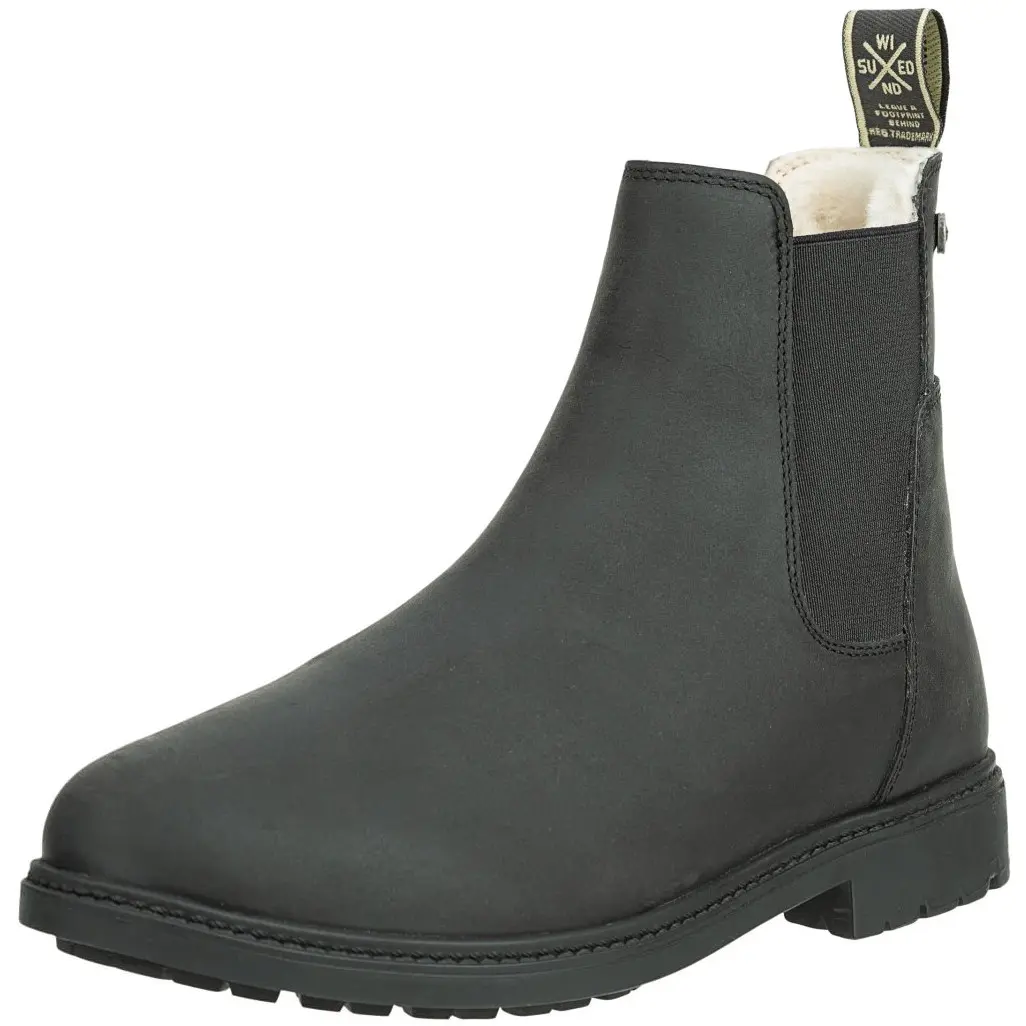 Winter Reitstiefeletten DURANGO MERINO Echtleder schwarz