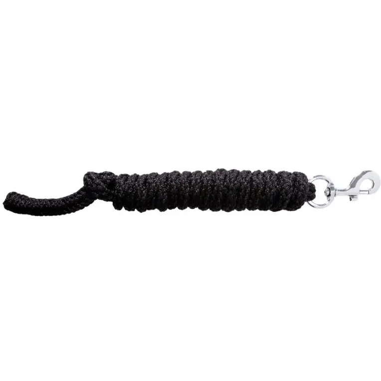 Führstrick mit Karabinerhaken CLASSIC schwarz