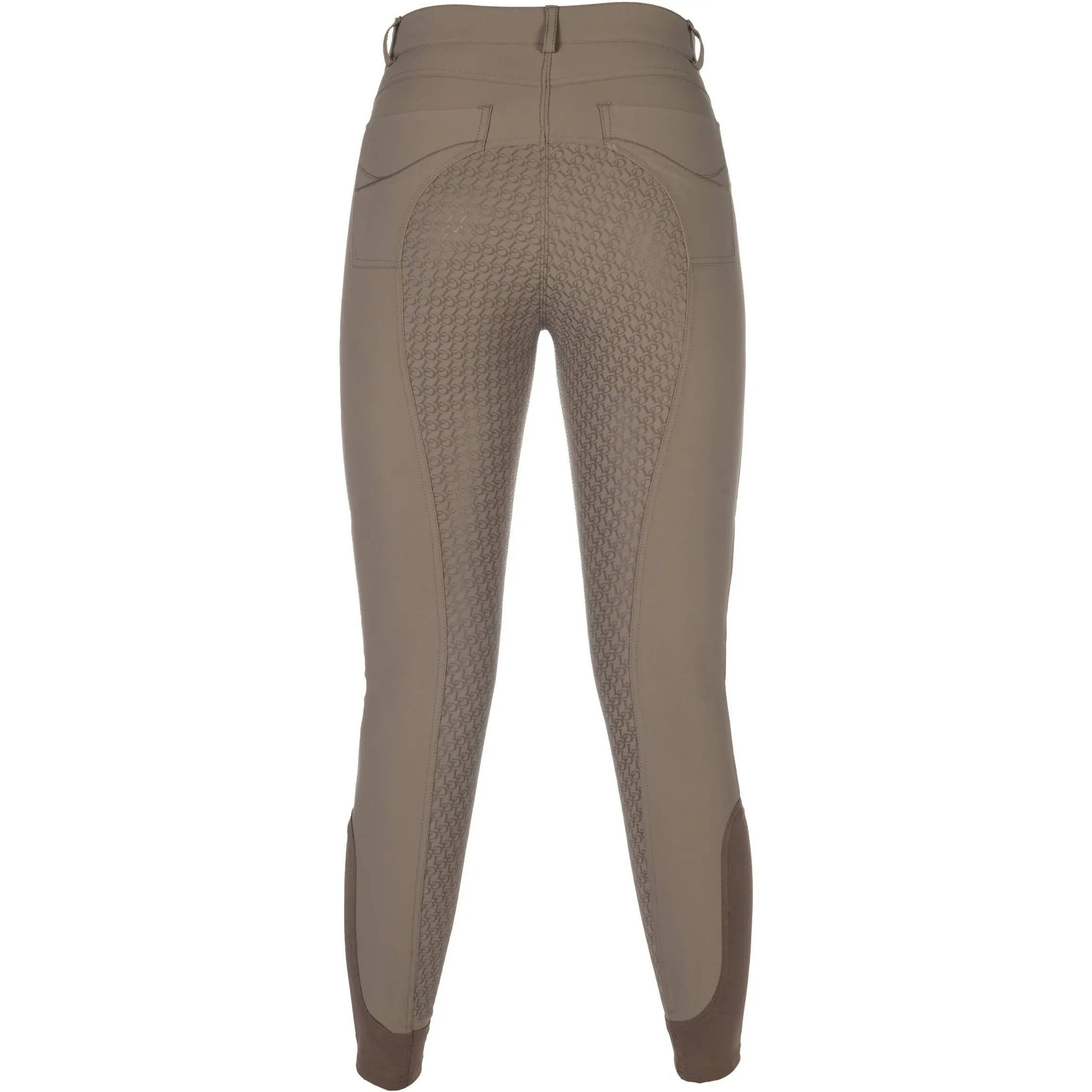 Damen Reithose Silikon Vollbesatz AMALFI taupe