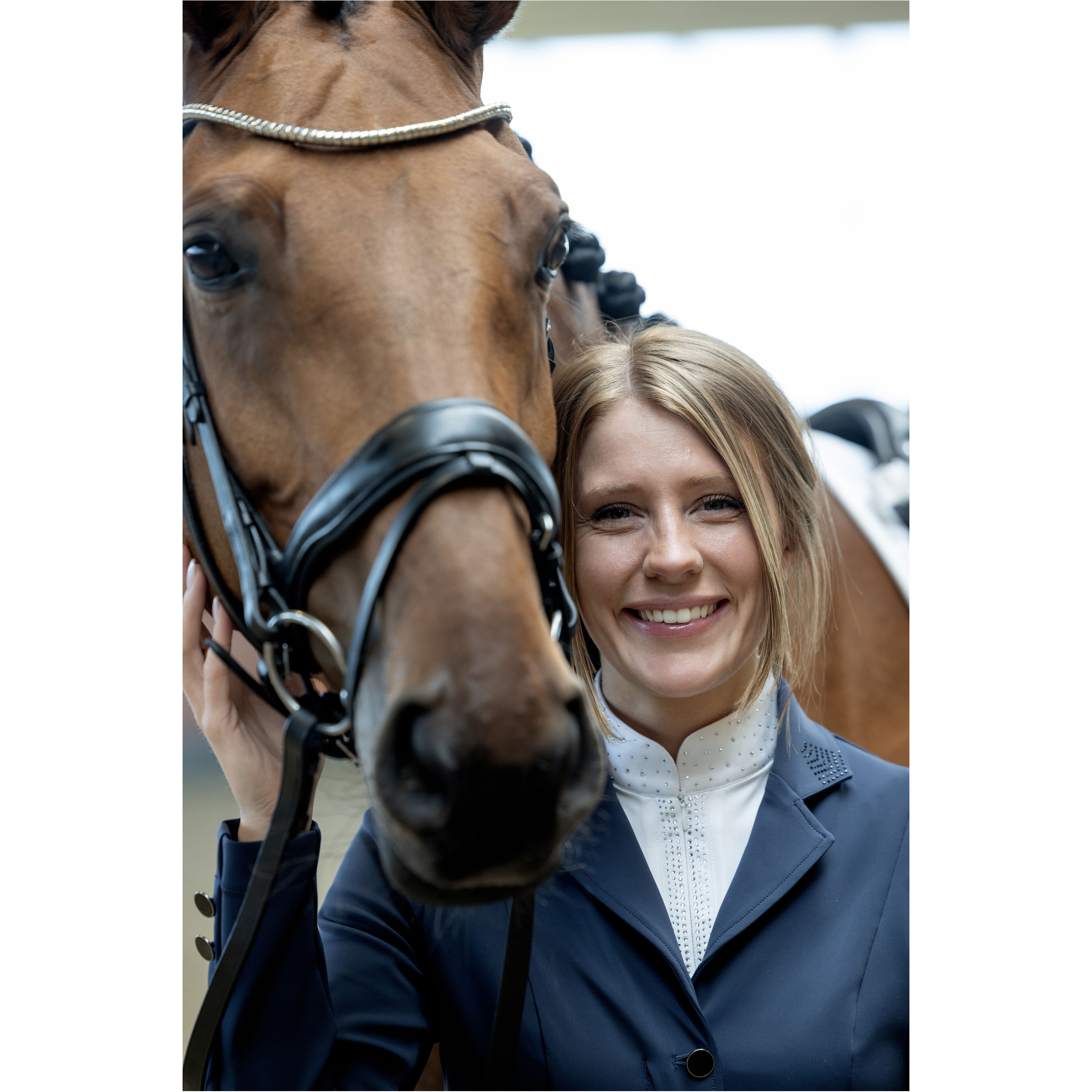 Damen Turniershirt Kurzarm ALEXIS weiß