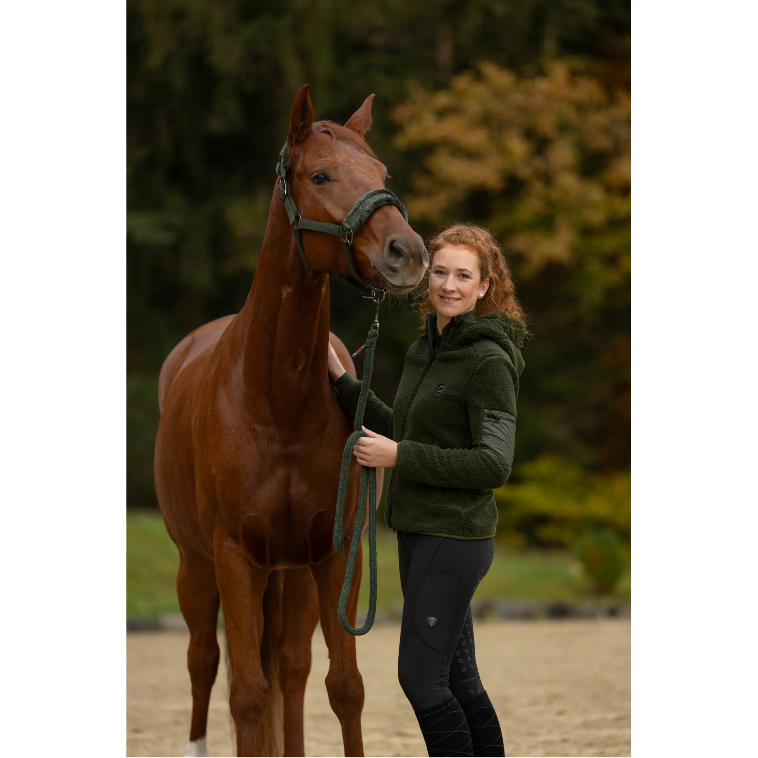 Damen Hoodyjacke EXCLUSIVE opal green