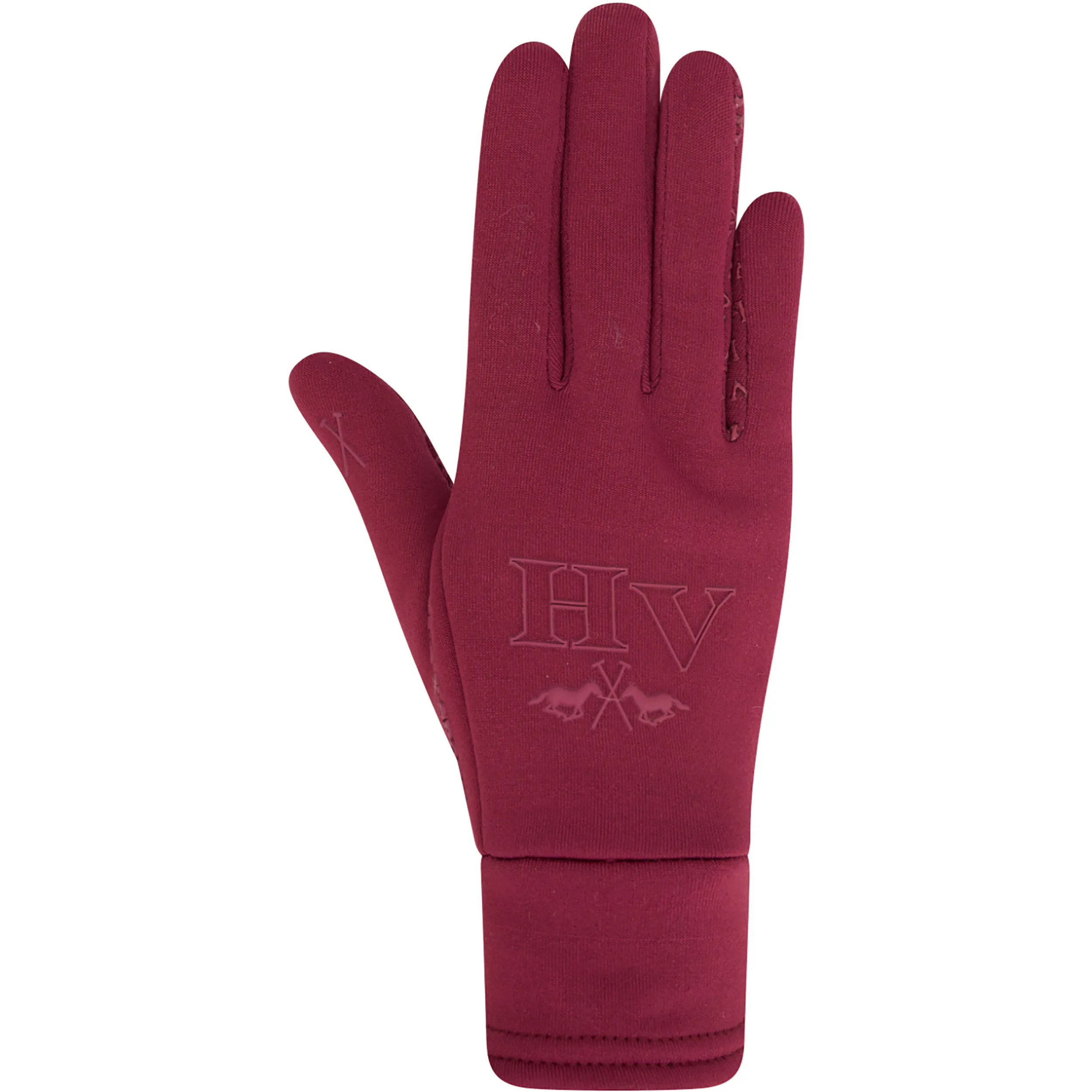Winter Damen Reithandschuhe bordeaux
