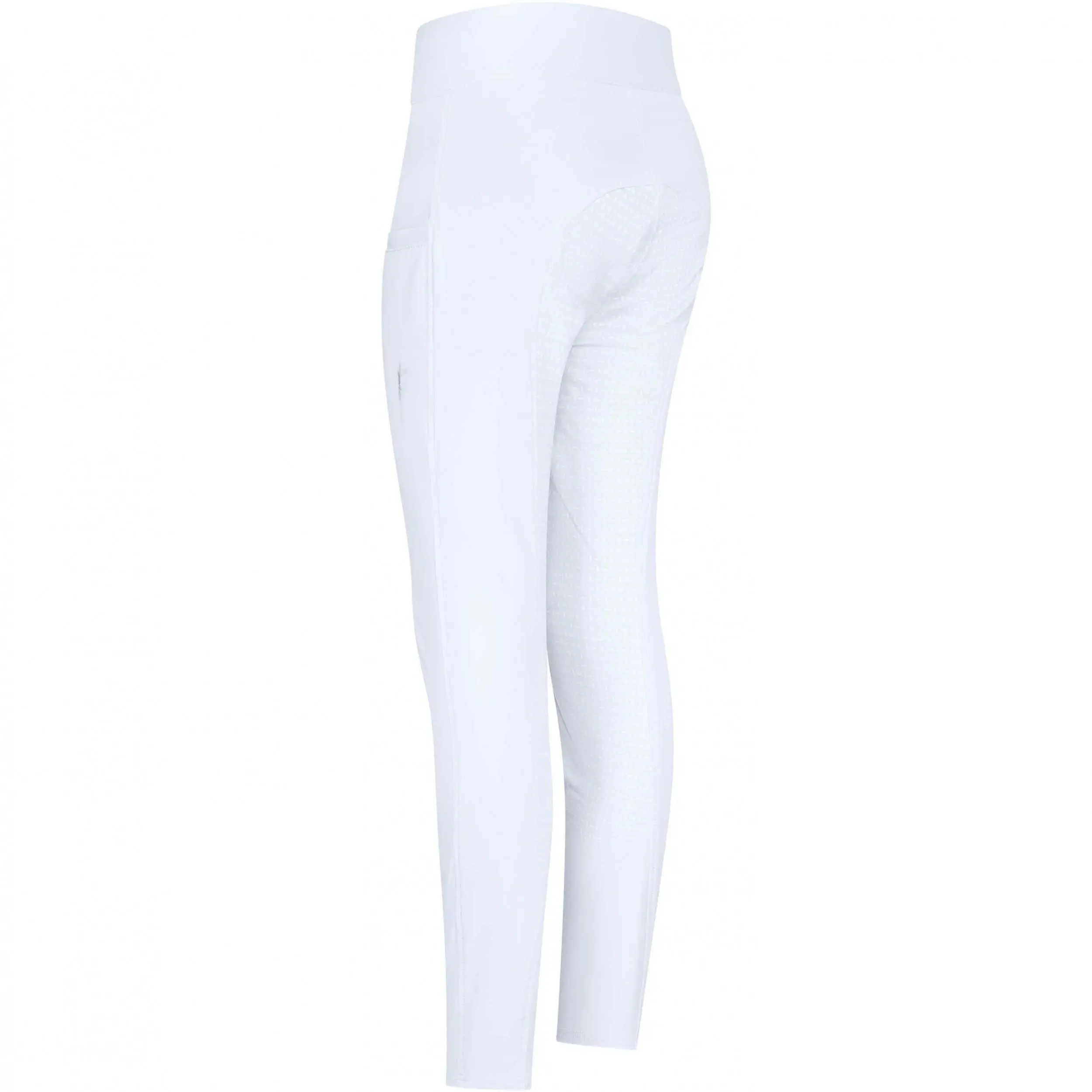 Kinder Reitleggings Silikon Vollbesatz HVPLotte weiß