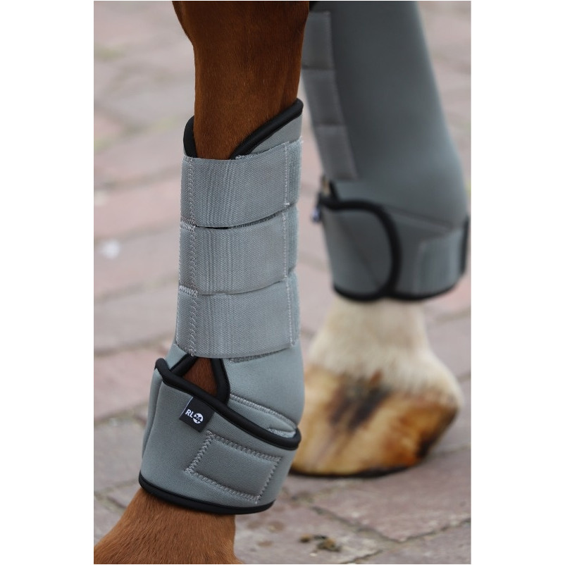 Softoprengamaschen BASICLINE grau/schwarz
