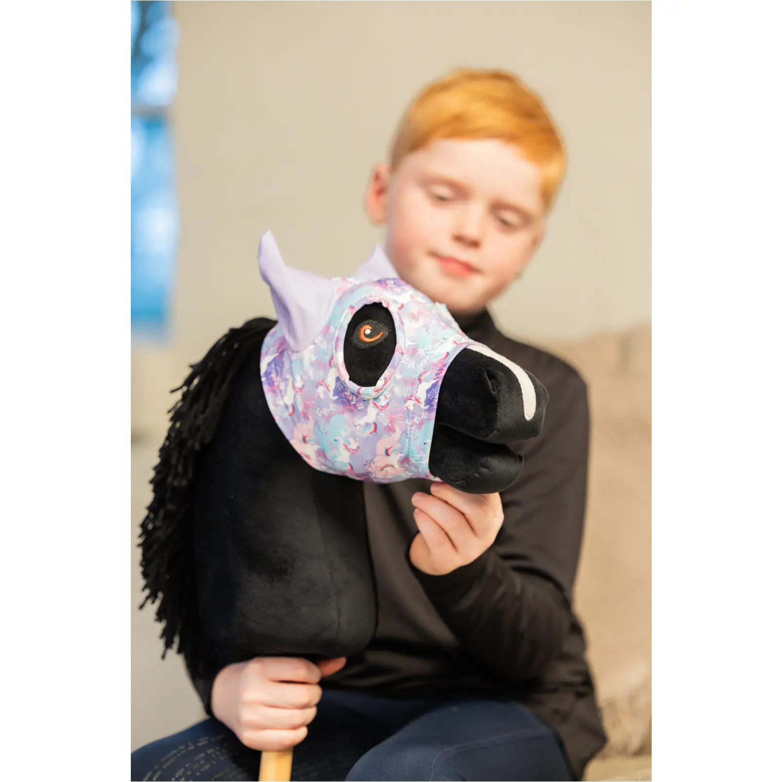 Spielzeugrennmaske UNICORN lavendel 