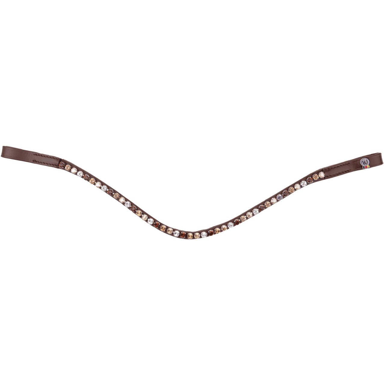 Stirnband GLAM X-Line braun/braun-gold-beige-silber