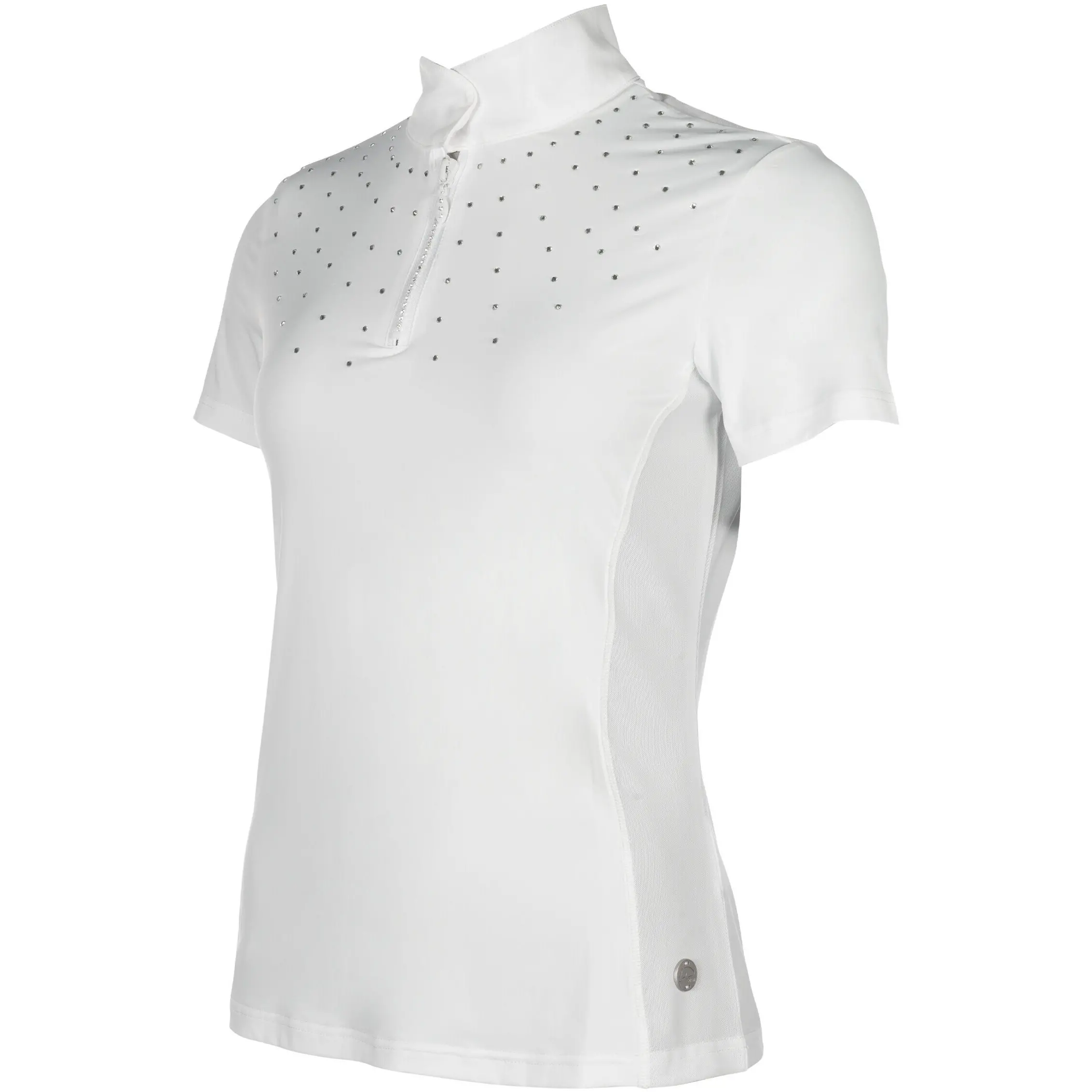 Damen Turniershirt Kurzarm SKADI weiß