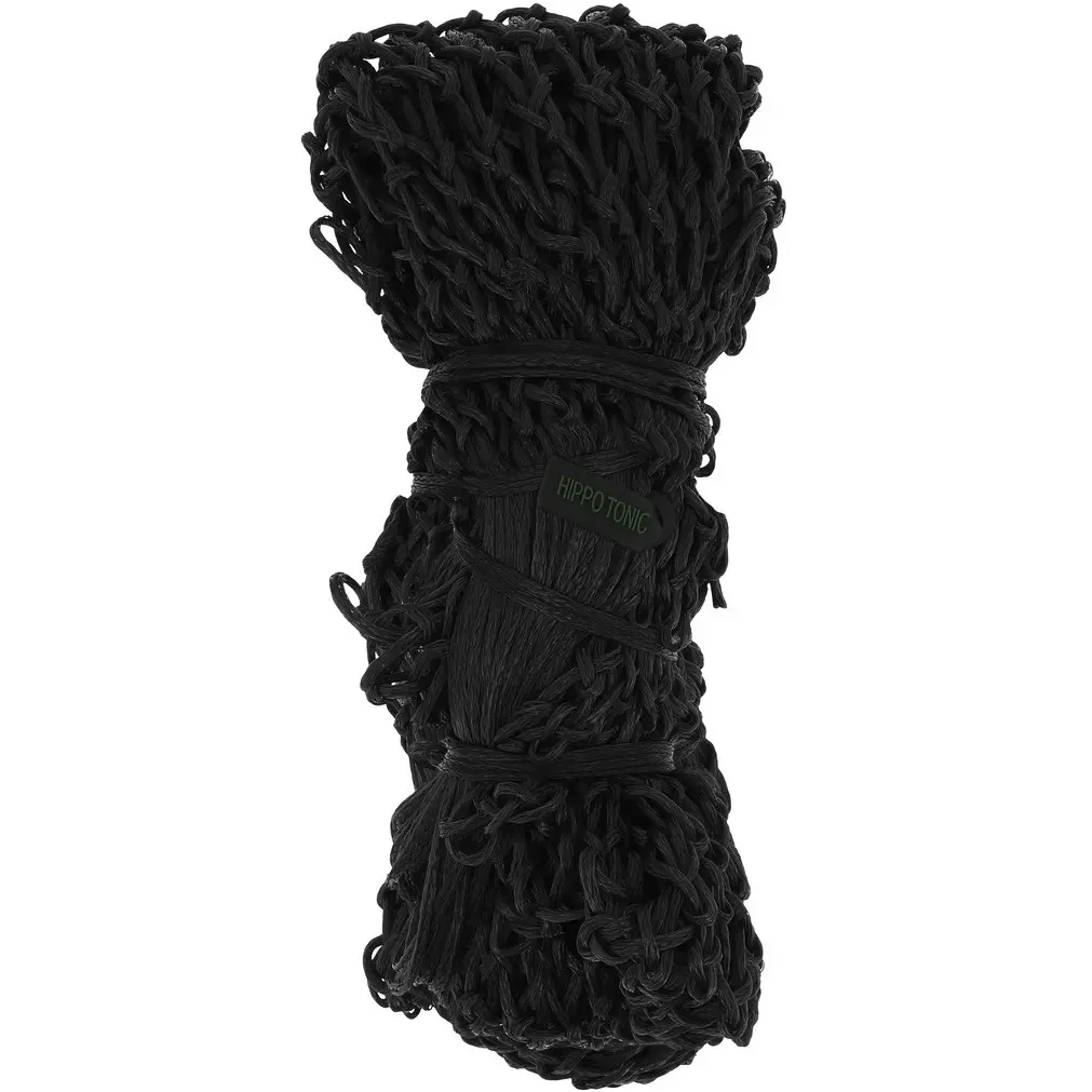 Heunetz lang schwarz 150cm Heunetz lang schwarz 150cm