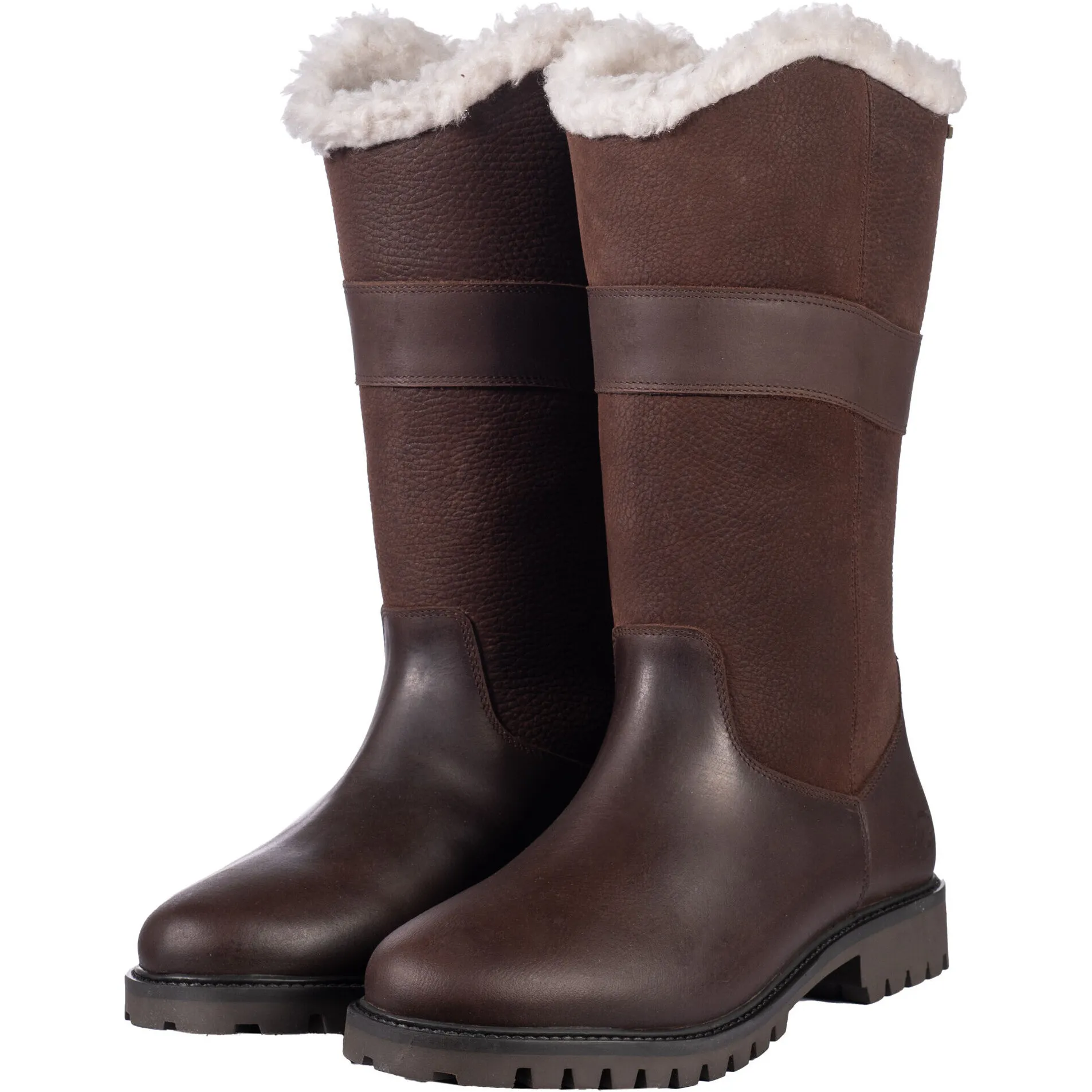 Winter Fashion Stiefel BELMOND TEDDY braun