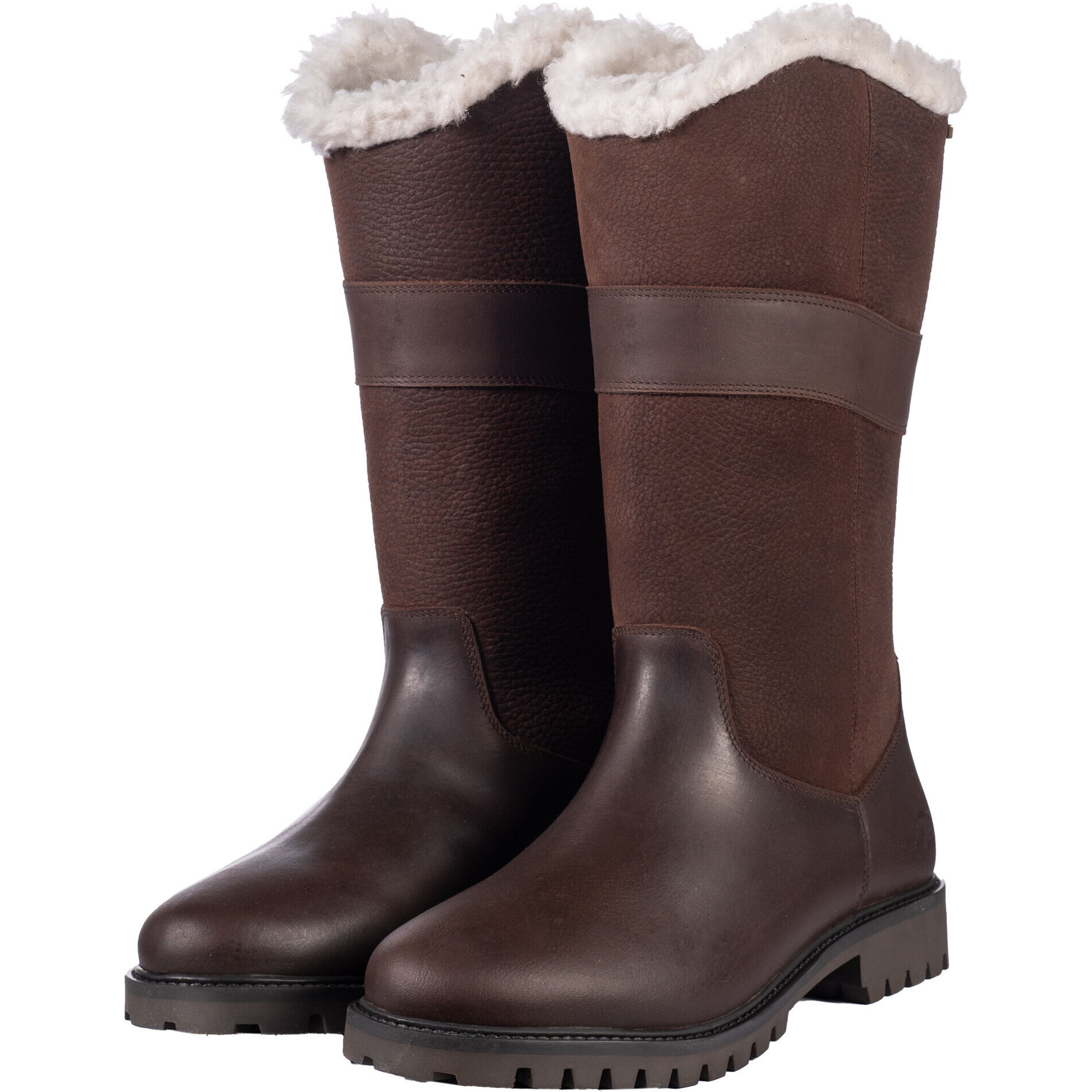 Winter Fashion Stiefel BELMOND TEDDY braun