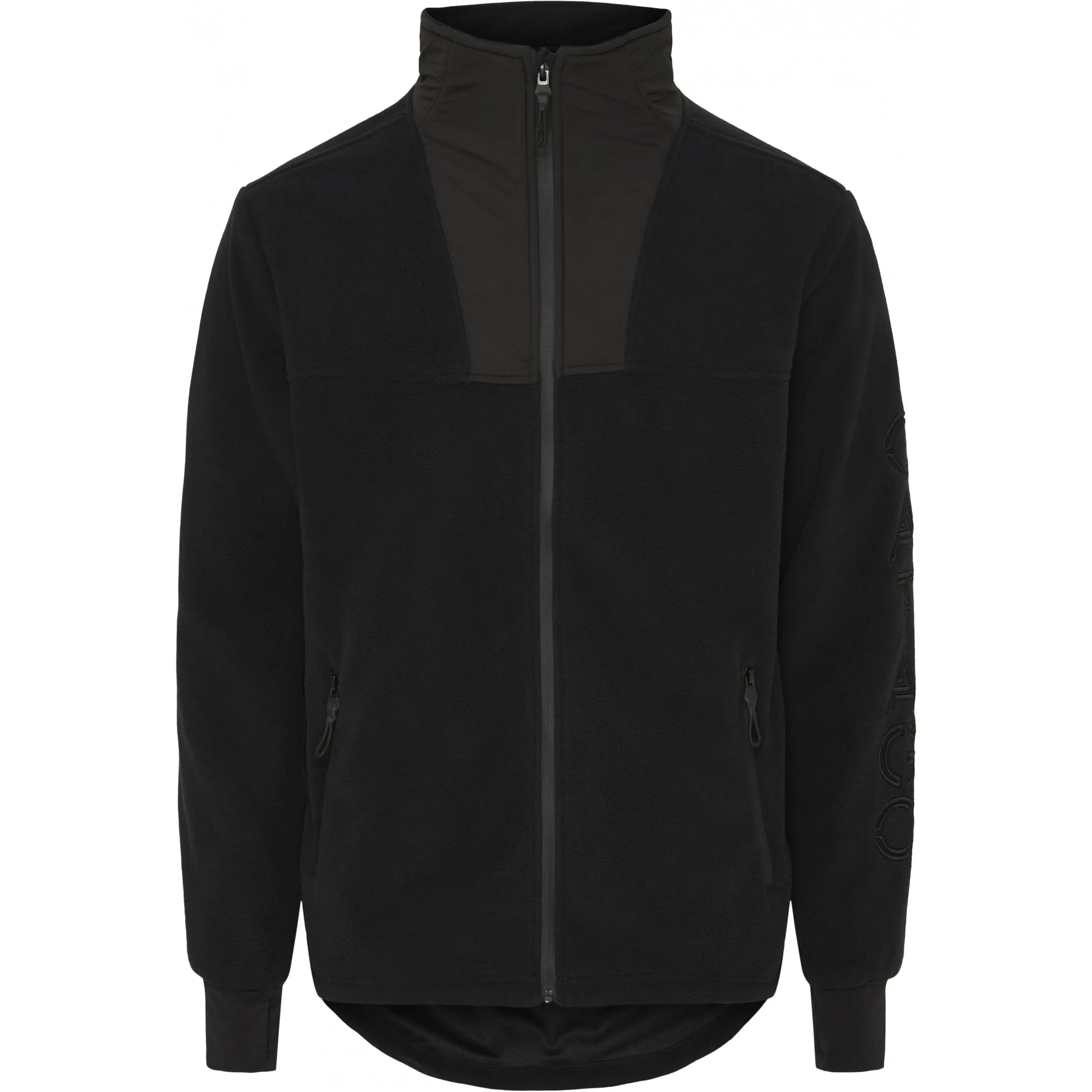 Herren Fleecejacke AIDEN Zip schwarz