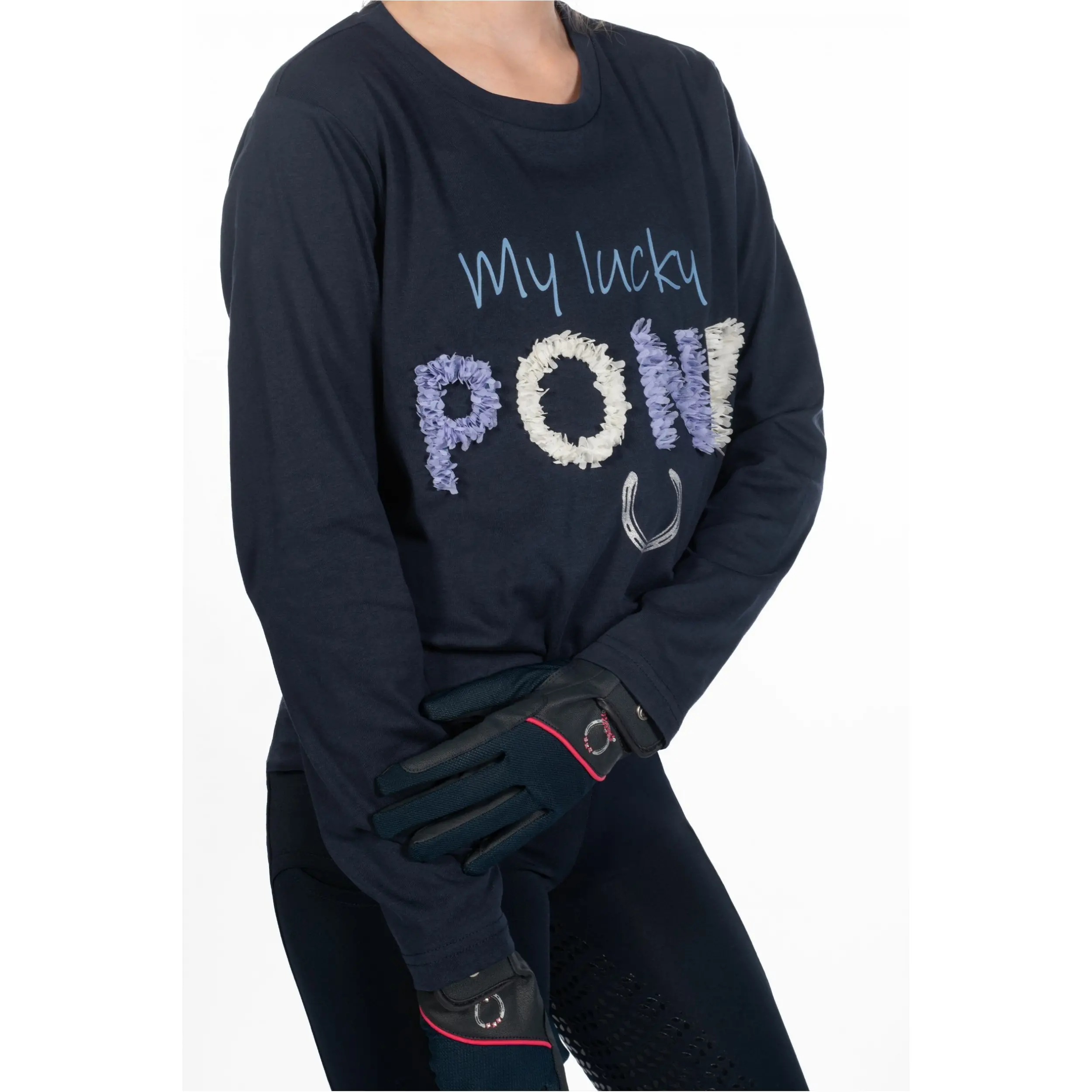 Kinder Langarmshirt AYMEE dunkelblau
