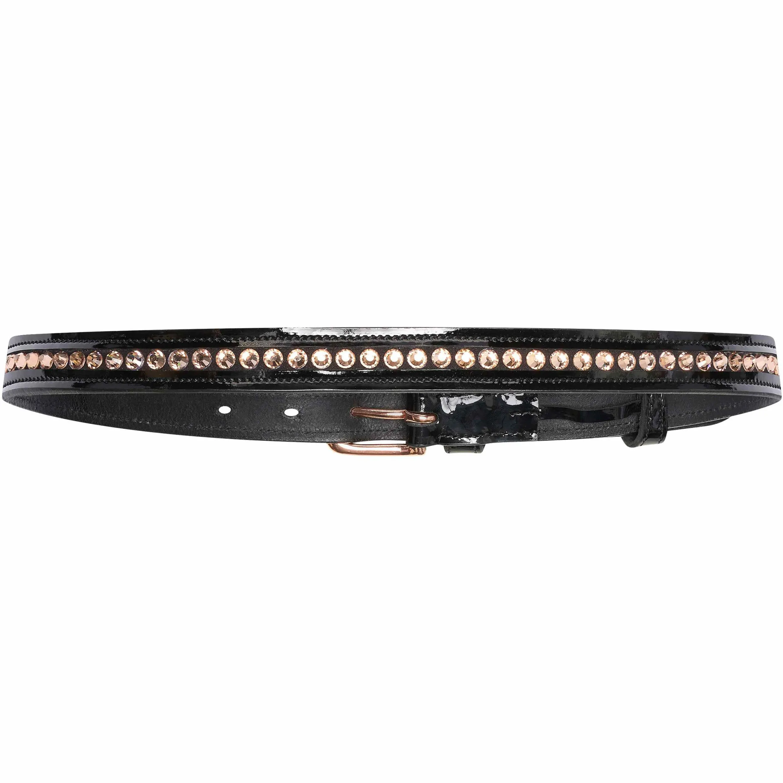 Damen Gürtel IRHOlania Sparkle schwarz/rose gold