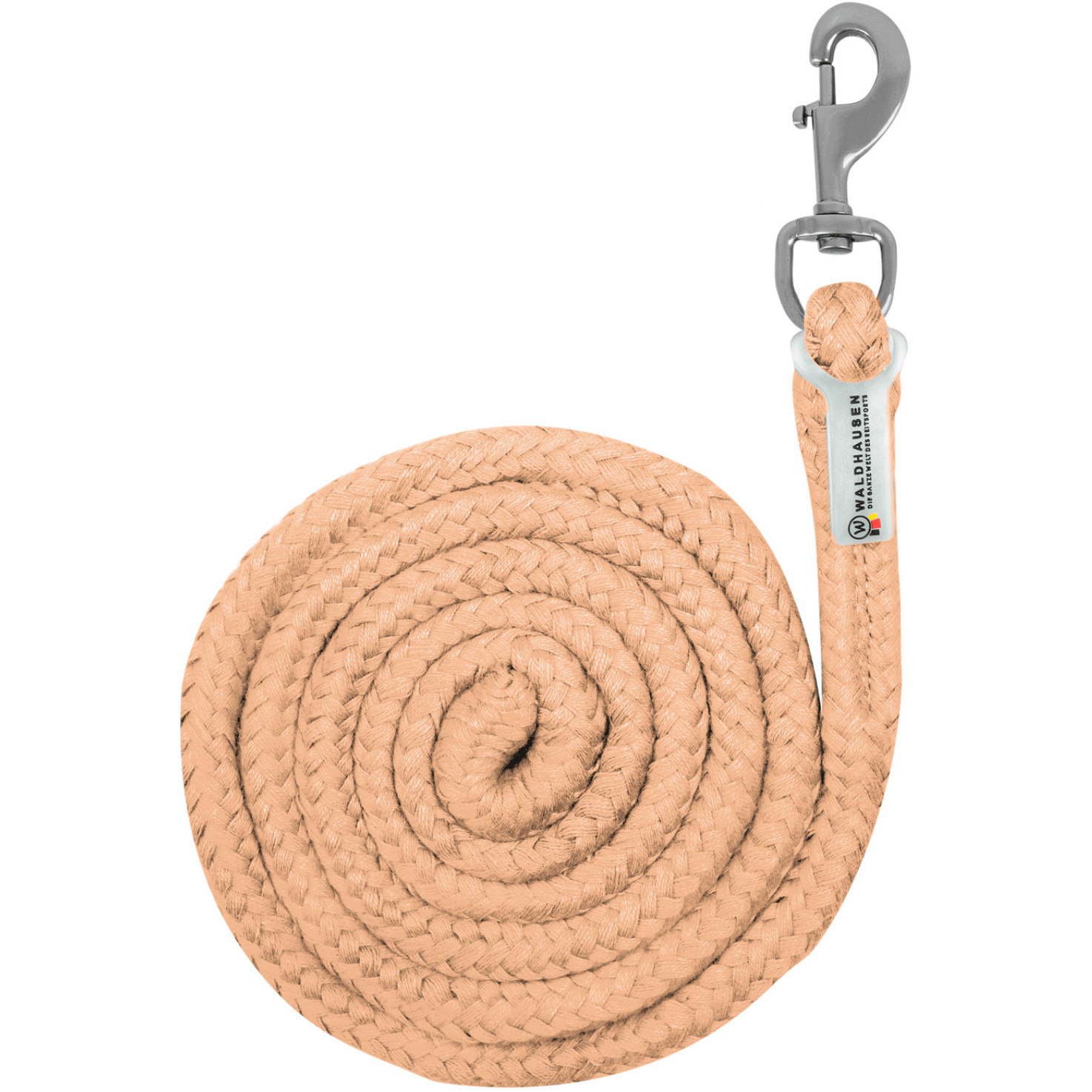 Führstrick mit Karabinerhaken PLUS pfirsich 200cm