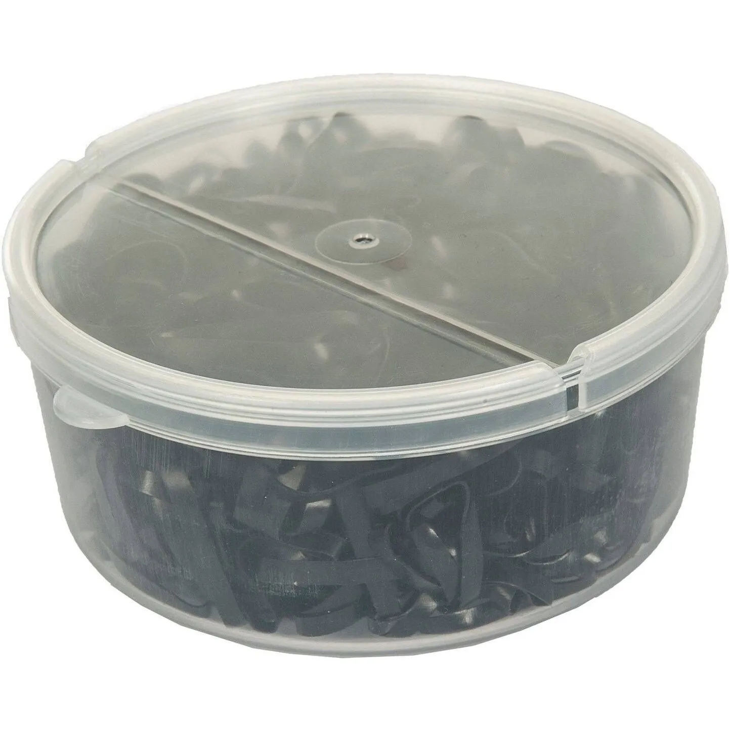 Mähnengummis soft (450 Stk.) schwarz