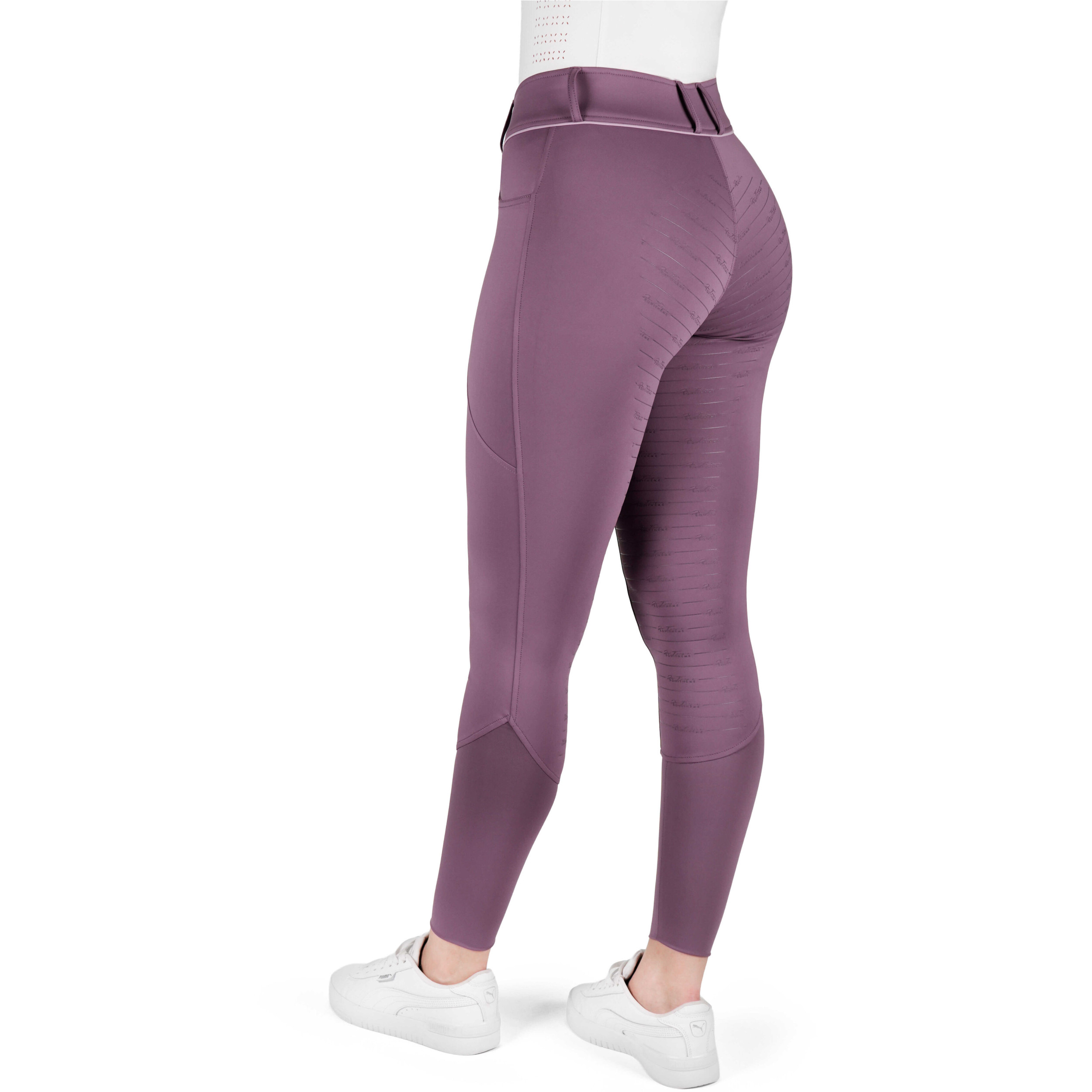 Damen Reithose Silikon Vollbesatz Je t’aime EK-ELSA violett