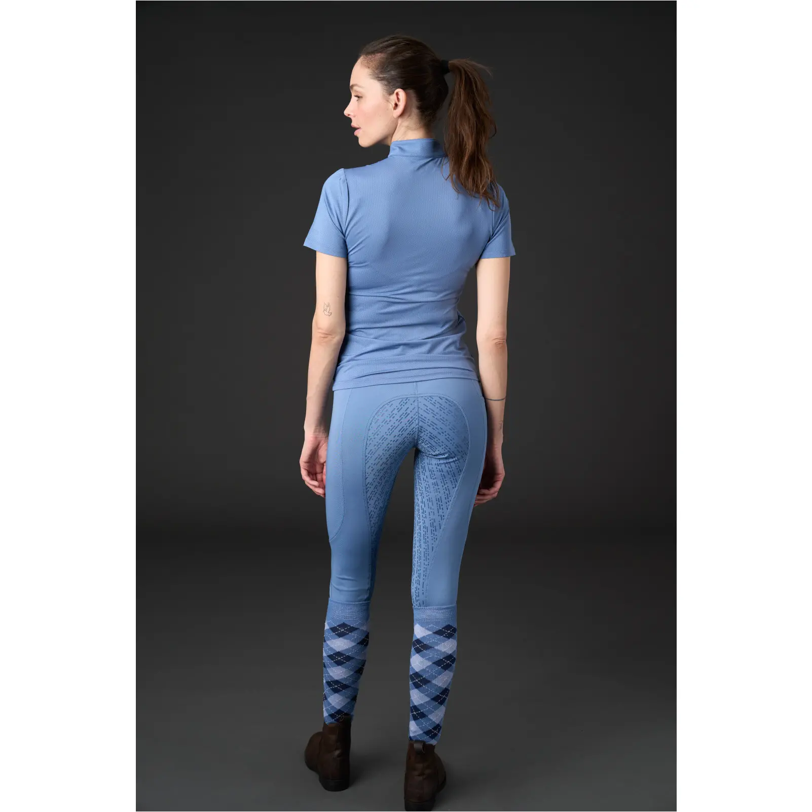 Damen Turniershirt Half-zip HASTY coronet blue
