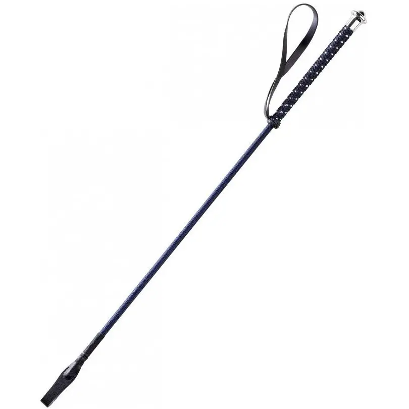 Reitgerte PÜNKTCHEN marine 65cm