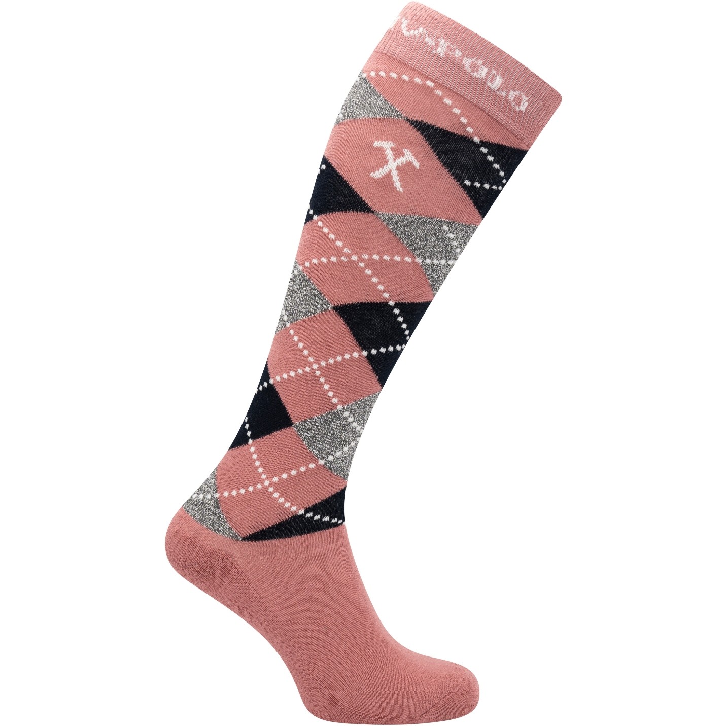 dusty rose/navy