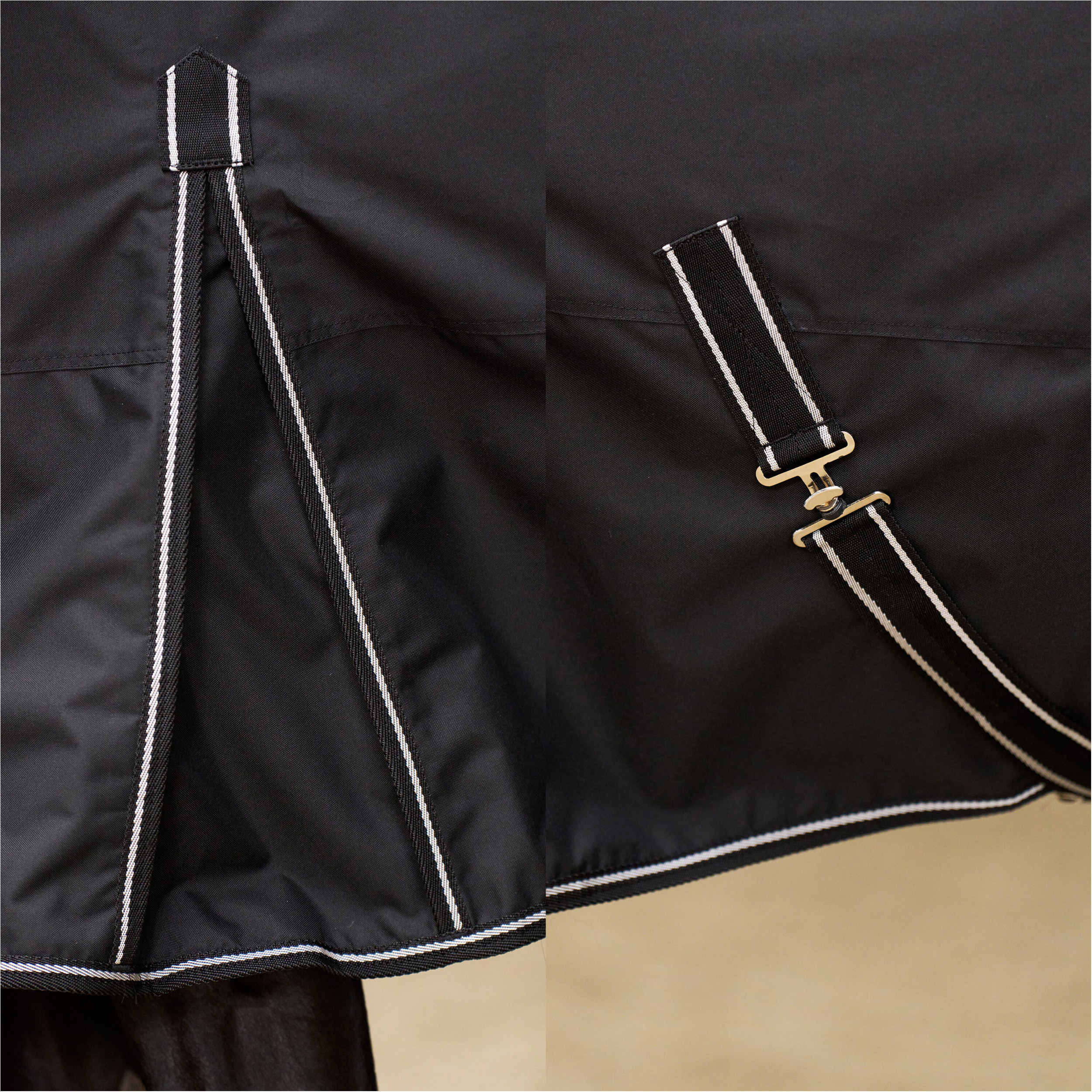 Outdoordecke 600D mit Polarfleecefutter IRHBasic schwarz